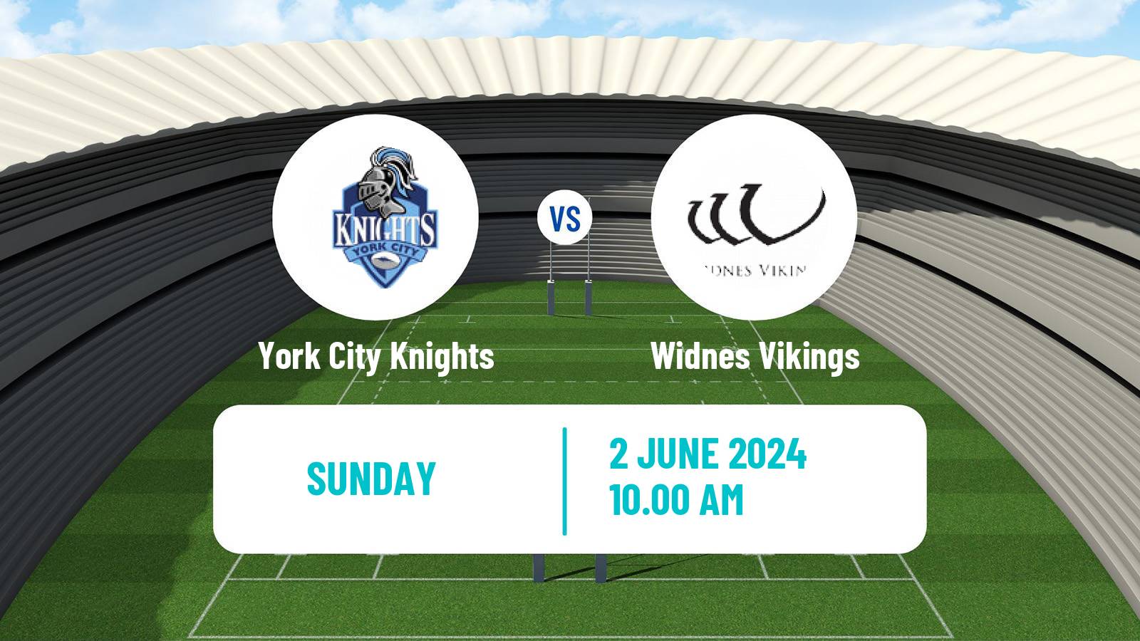 Rugby league English Championship Rugby League York City Knights - Widnes Vikings