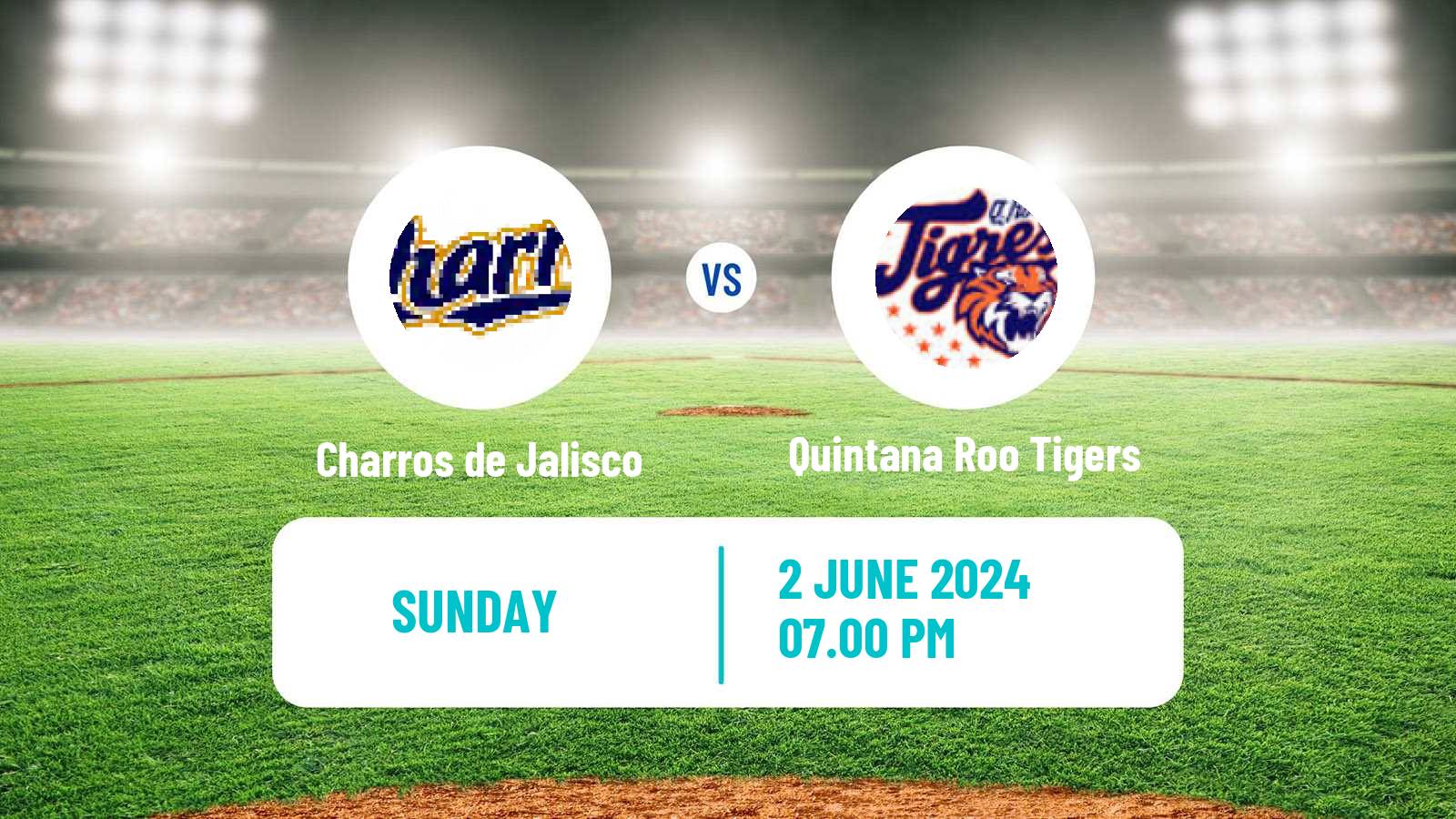 Baseball LMB Charros de Jalisco - Quintana Roo Tigers