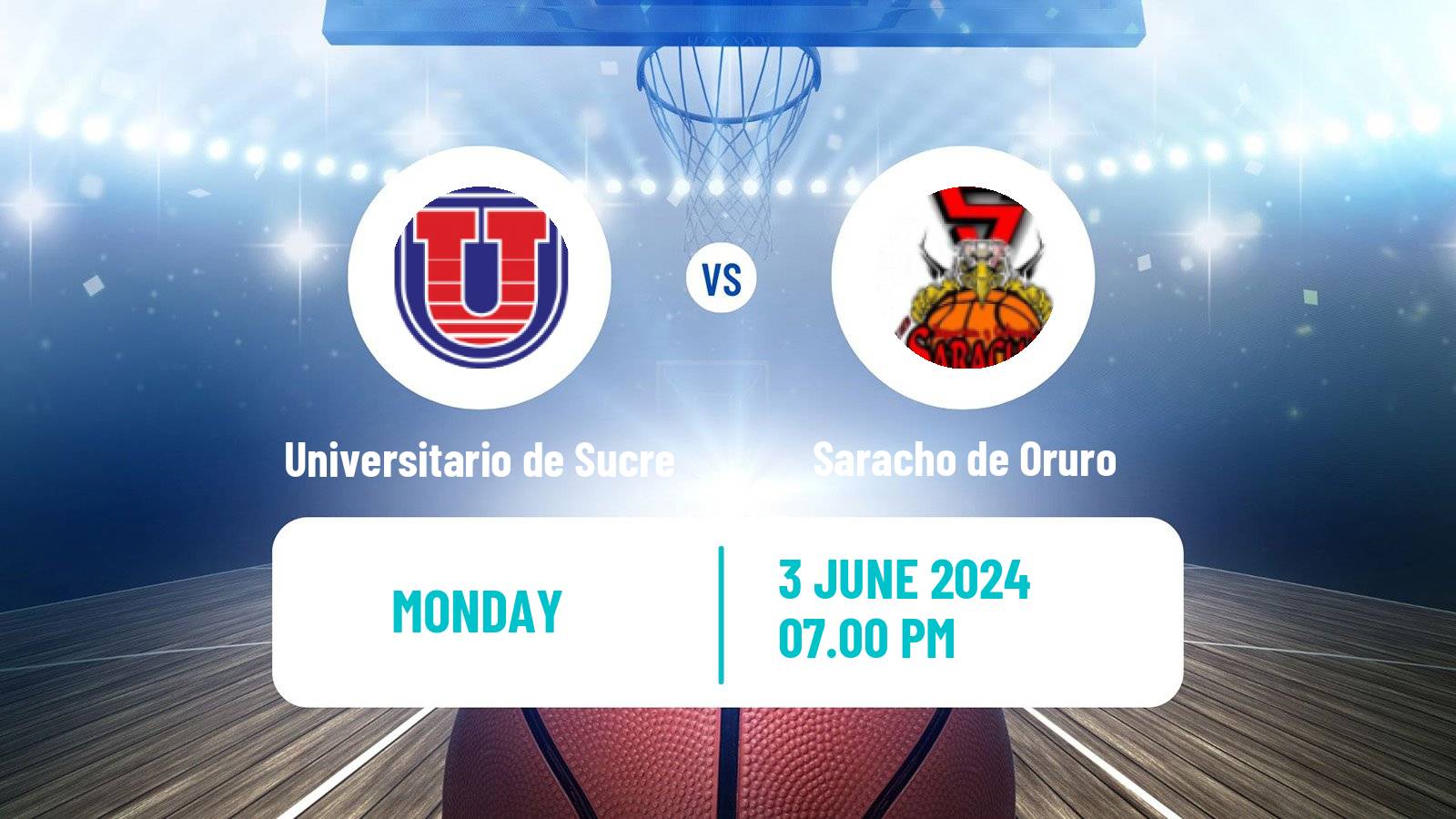 Basketball Bolivian Libobasquet Universitario de Sucre - Saracho de Oruro