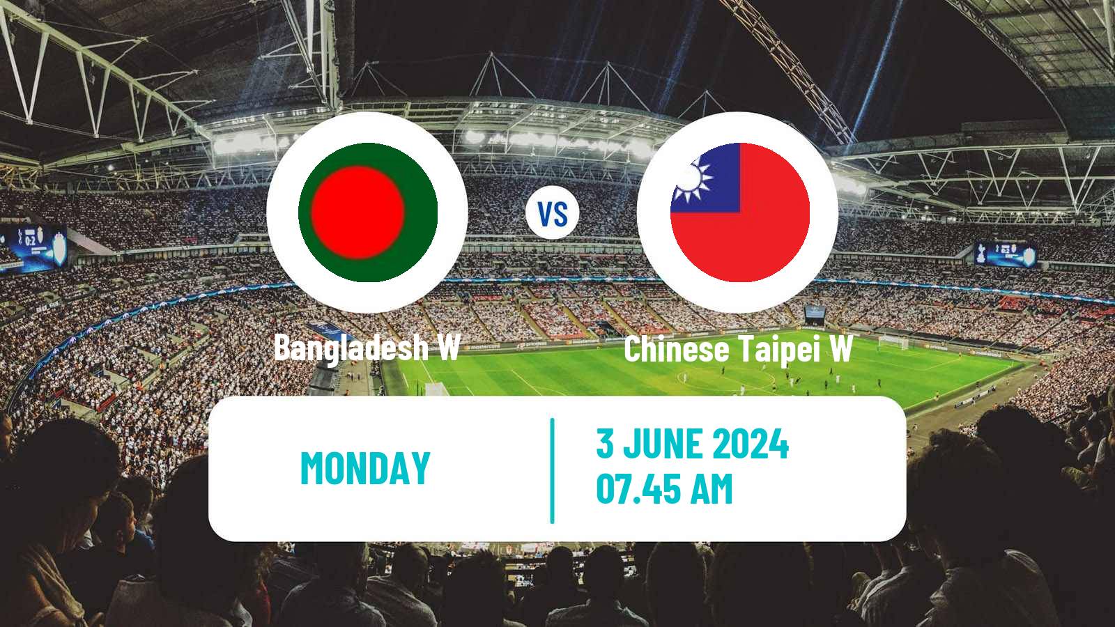 Soccer Friendly International Women Bangladesh W - Chinese Taipei W