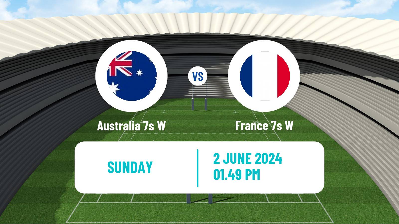 Rugby union Sevens World Series Women - Spain Australia 7s W - France 7s W