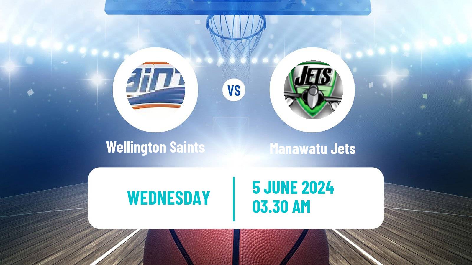 Basketball New Zealand NBL Wellington Saints - Manawatu Jets