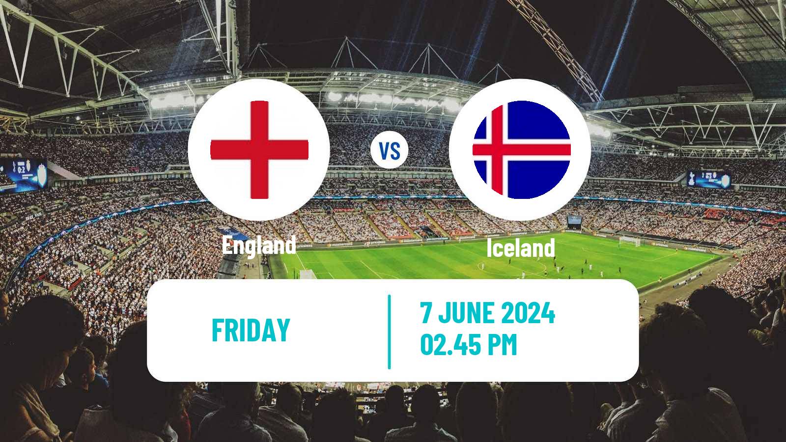 Soccer Friendly England - Iceland