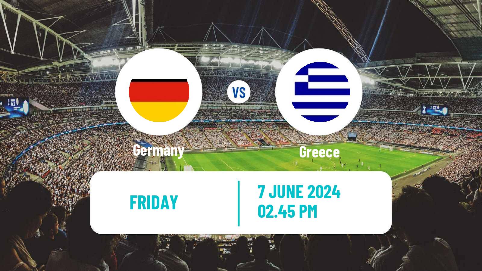 Soccer Friendly Germany - Greece