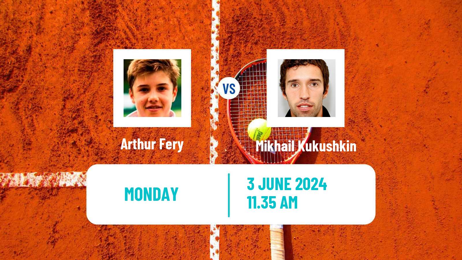 Tennis Surbiton Challenger Men Arthur Fery - Mikhail Kukushkin