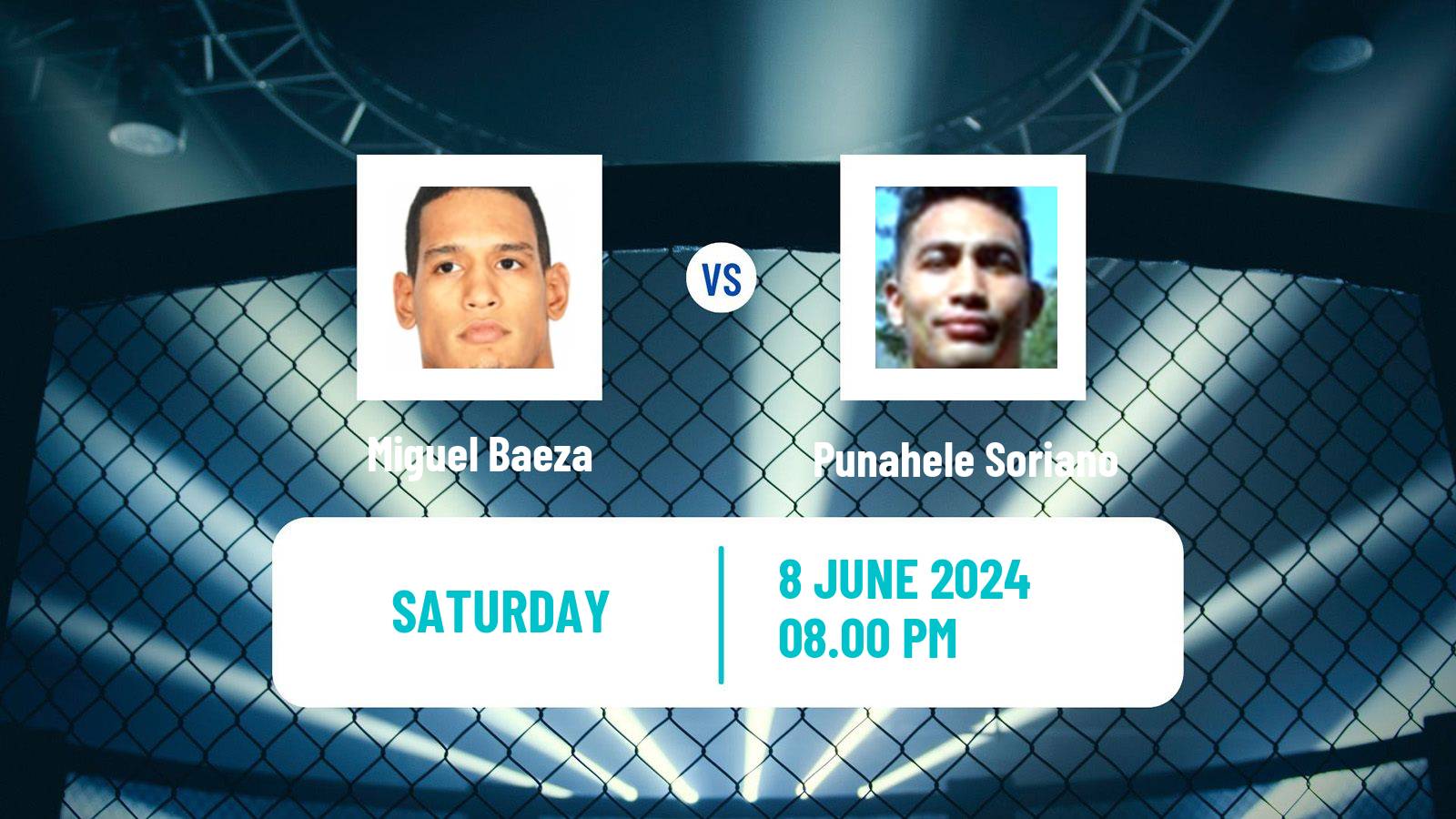 MMA Welterweight UFC Men Miguel Baeza - Punahele Soriano