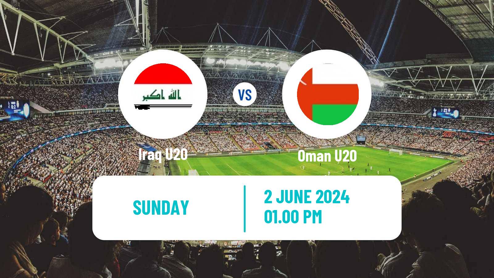 Soccer Friendly Iraq U20 - Oman U20