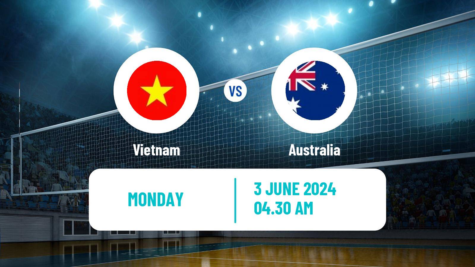 Volleyball AVC Challenge Cup Volleyball Vietnam - Australia