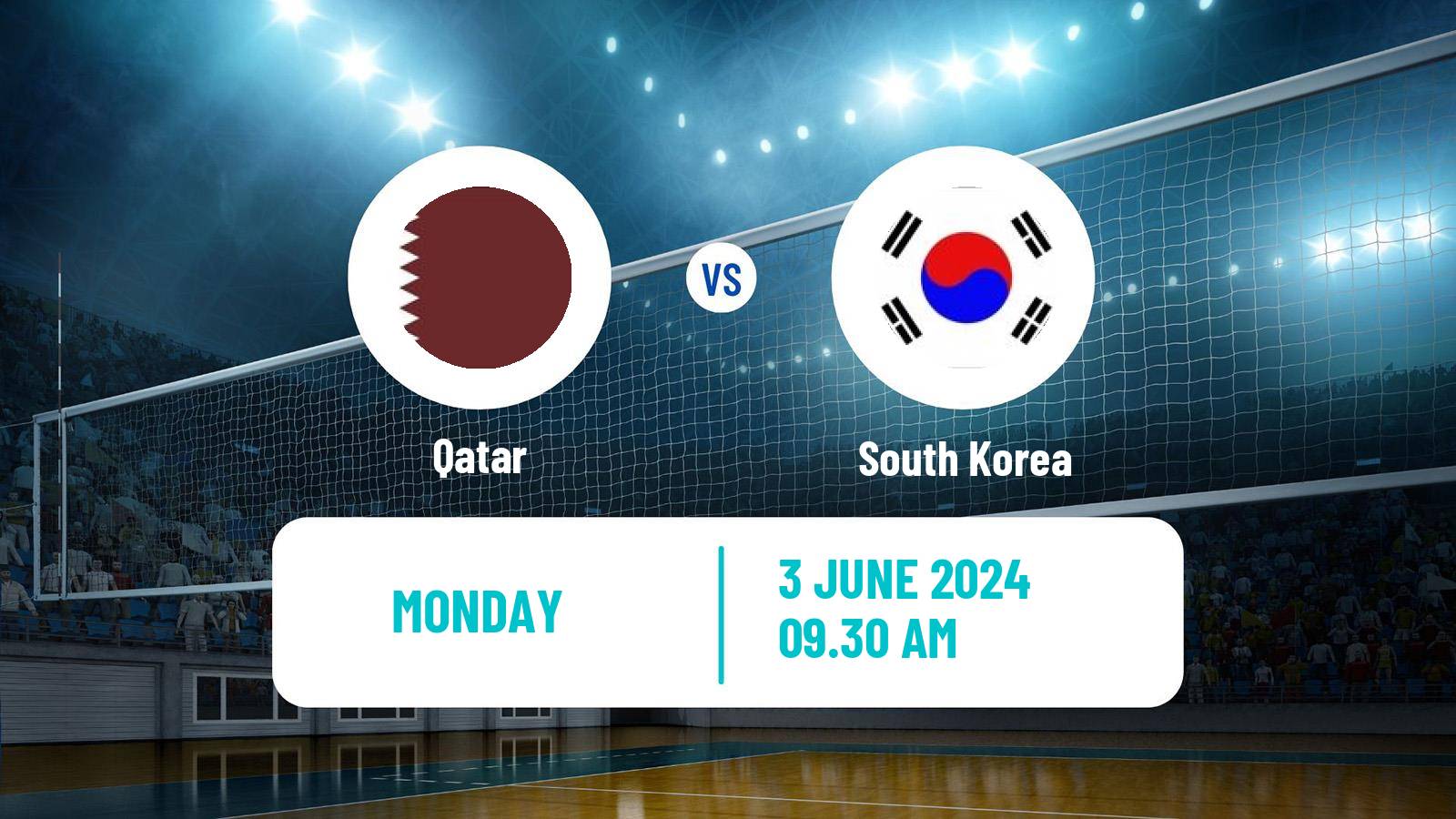 Volleyball AVC Challenge Cup Volleyball Qatar - South Korea