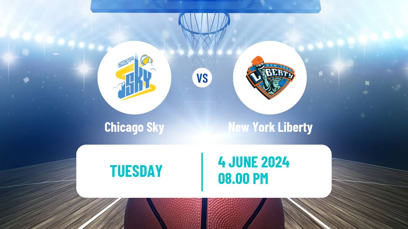 Basketball WNBA Chicago Sky - New York Liberty