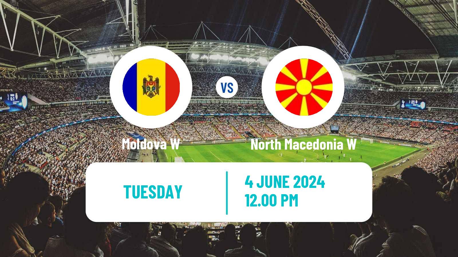 Soccer UEFA Euro Women Moldova W - North Macedonia W