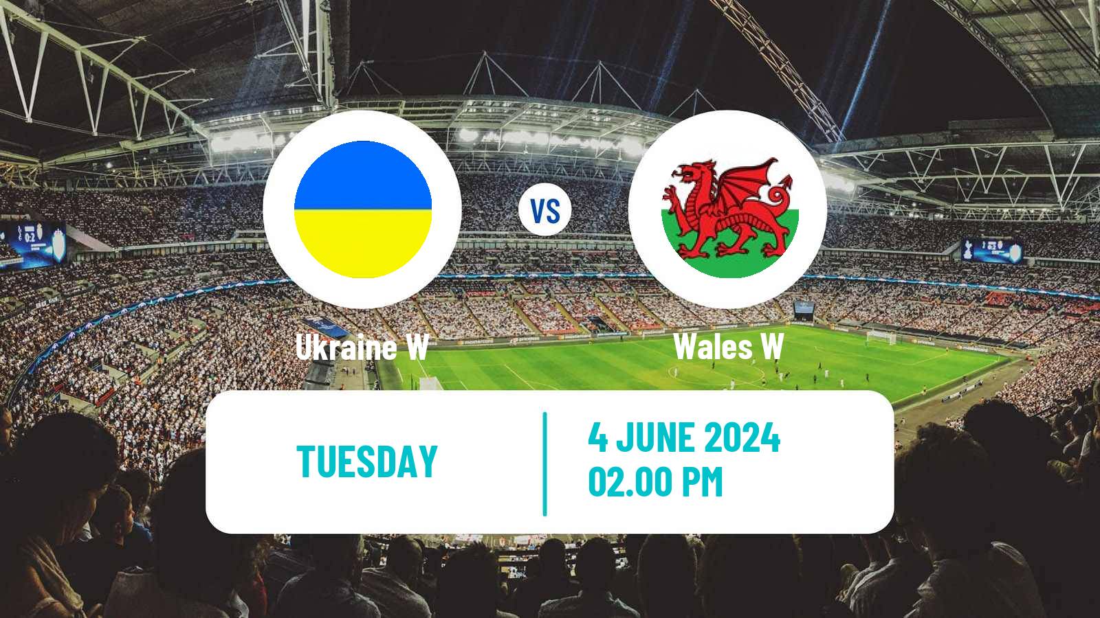 Soccer UEFA Euro Women Ukraine W - Wales W