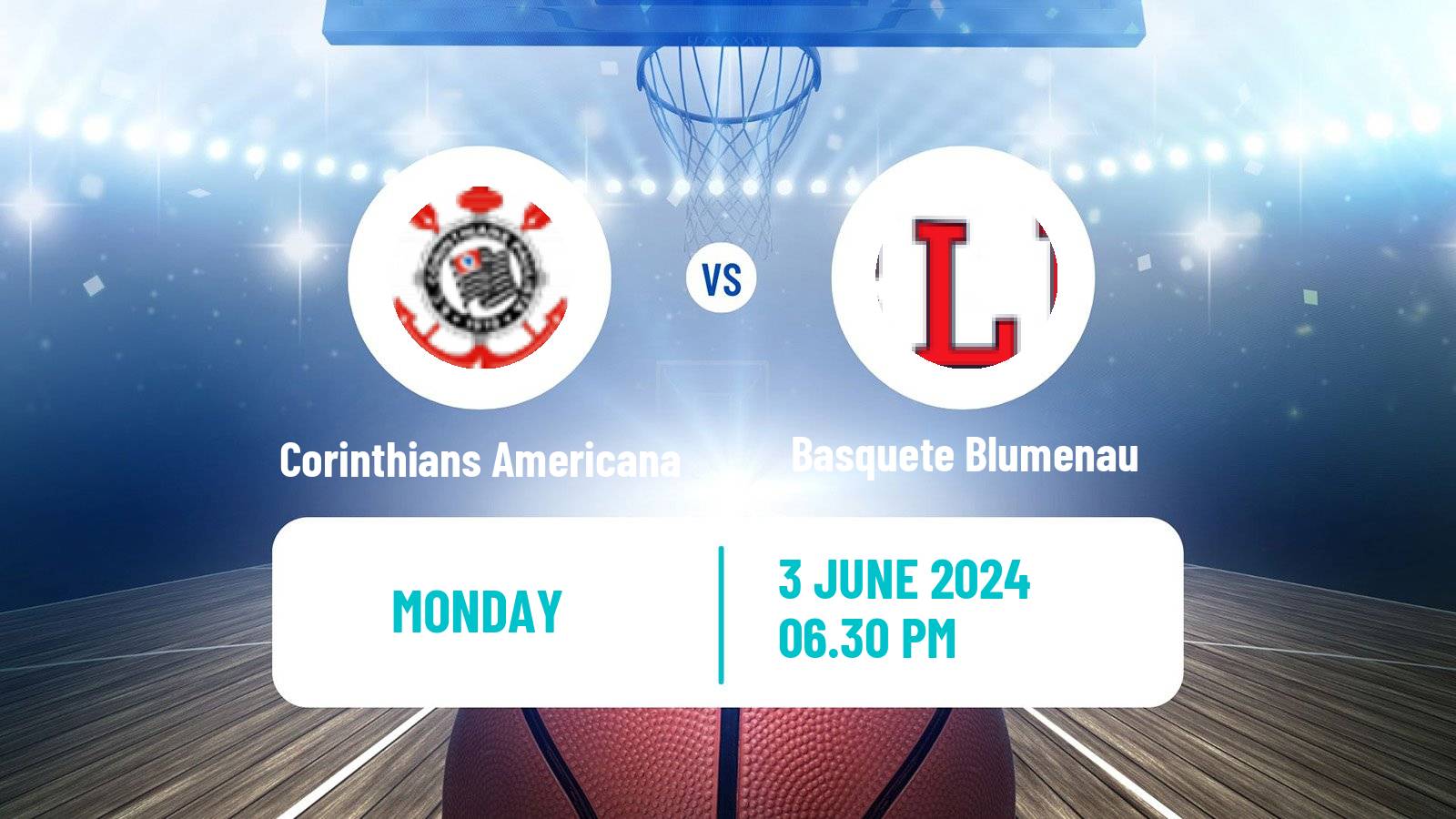 Basketball Brazilian LBF Women Corinthians Americana - Basquete Blumenau