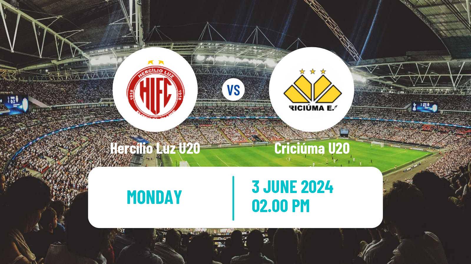 Soccer Brazilian Catarinense U20 Hercílio Luz U20 - Criciúma U20
