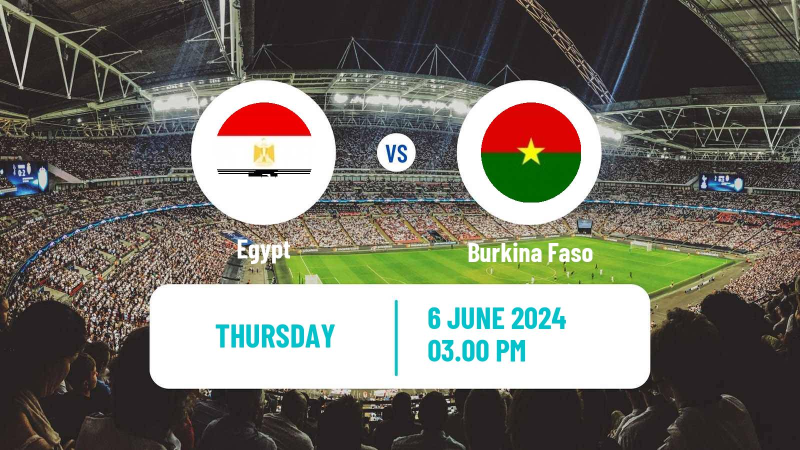 Soccer FIFA World Cup Egypt - Burkina Faso