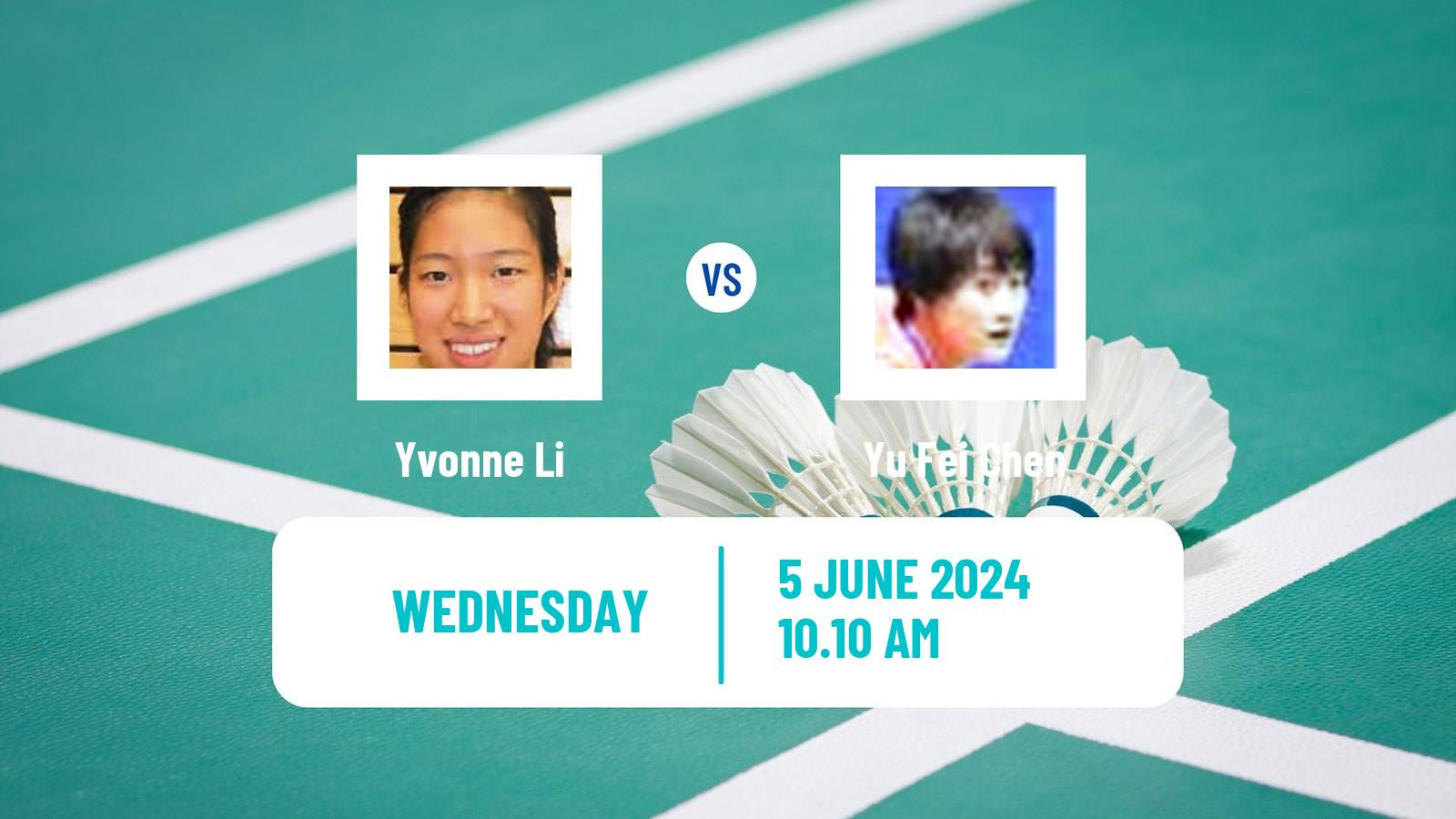 Badminton BWF World Tour Indonesia Open Women Yvonne Li - Yu Fei Chen