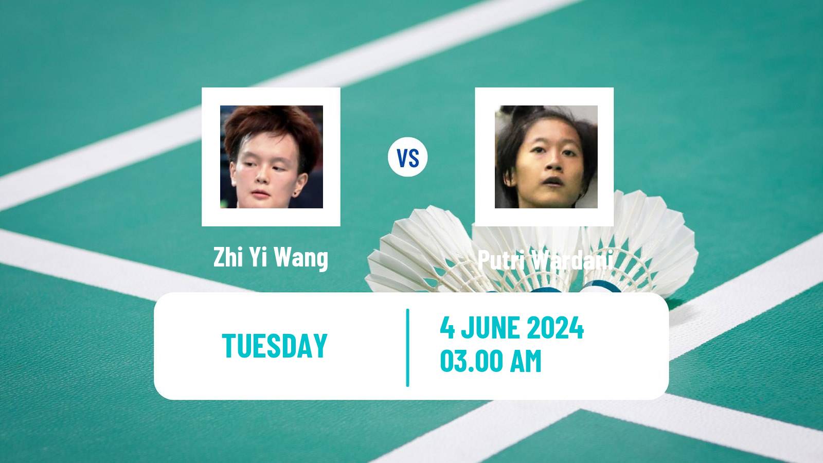 Badminton BWF World Tour Indonesia Open Women Zhi Yi Wang - Putri Wardani
