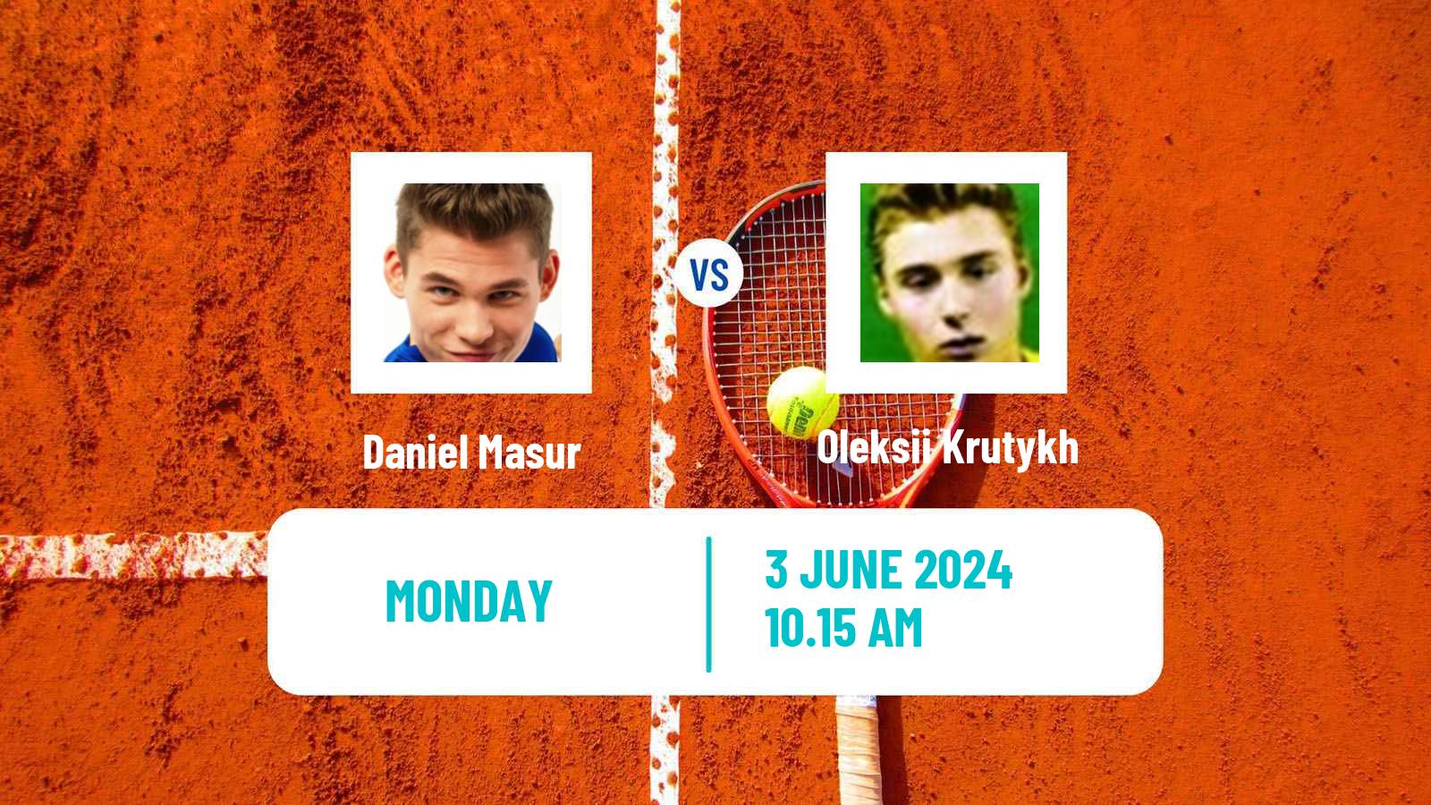 Tennis Heilbronn Challenger Men Daniel Masur - Oleksii Krutykh