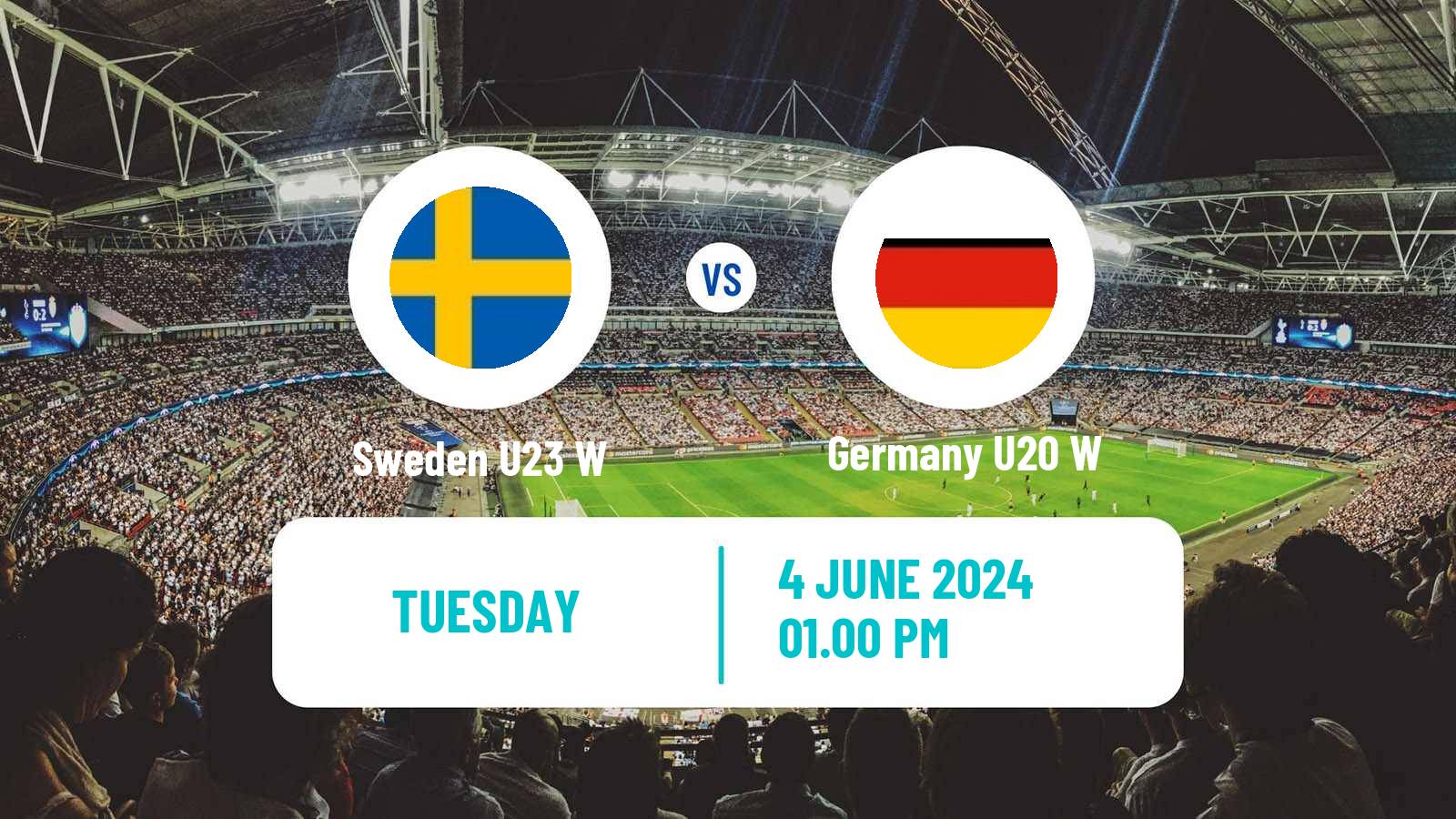 Soccer Friendly International Women Sweden U23 W - Germany U20 W