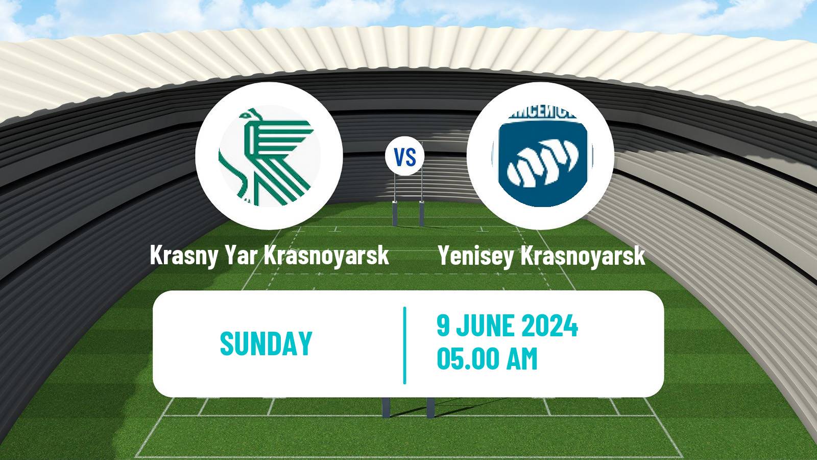 Rugby union Russian Premier League Rugby Krasny Yar Krasnoyarsk - Yenisey Krasnoyarsk