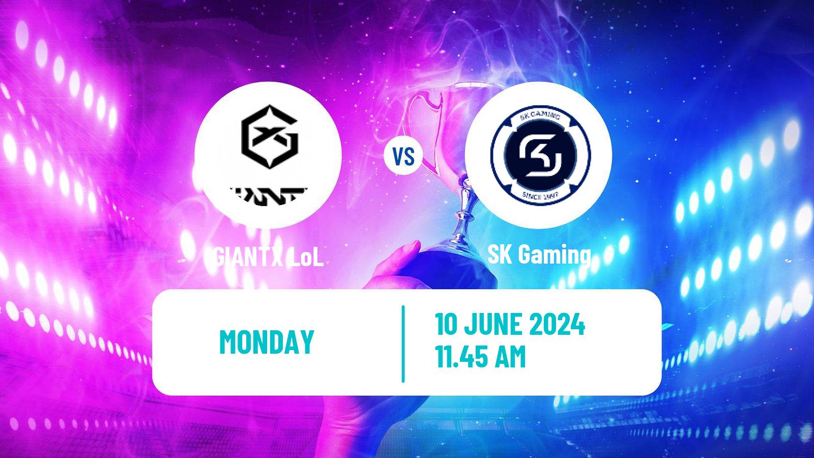 Esports League Of Legends Lec GIANTX - SK Gaming