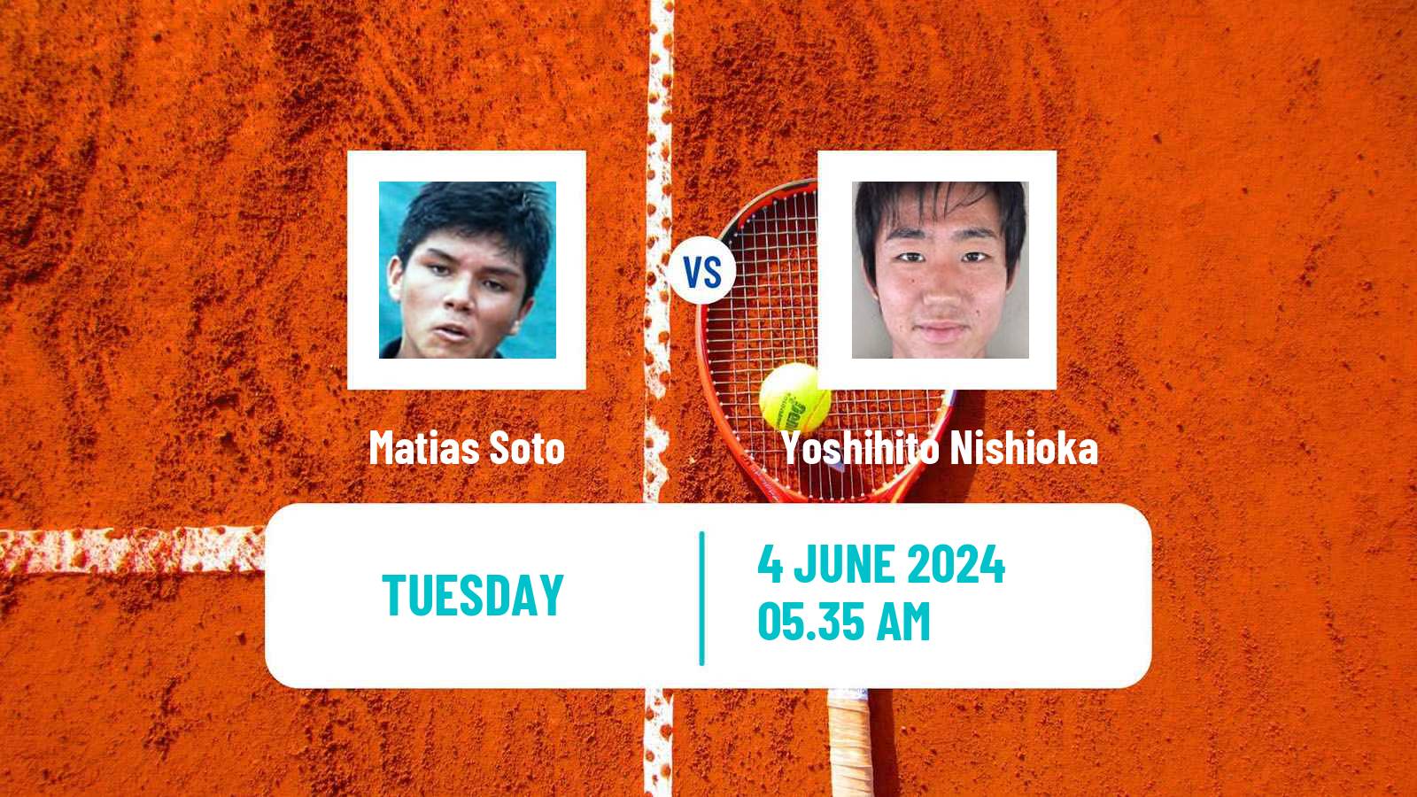 Tennis Prostejov Challenger Men Matias Soto - Yoshihito Nishioka
