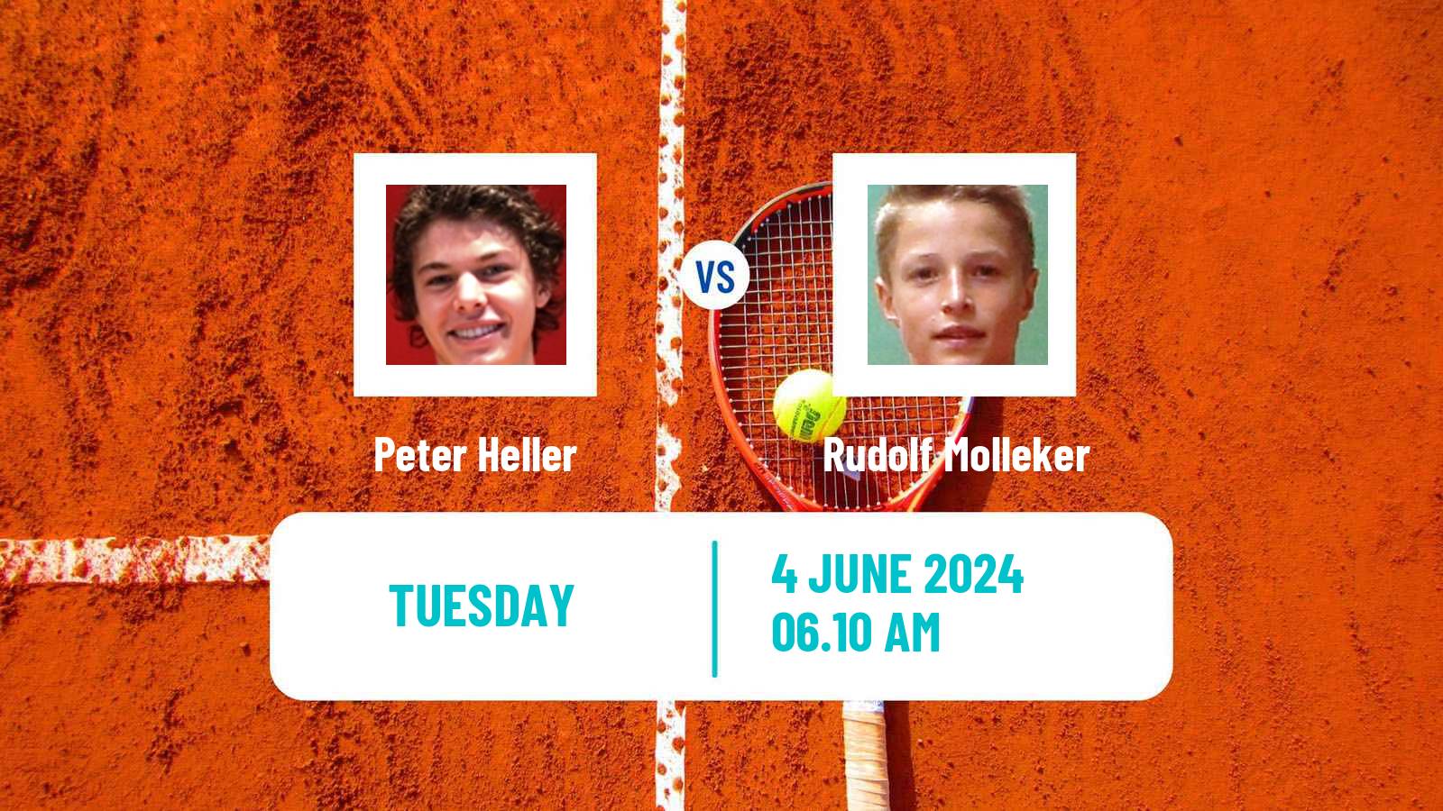 Tennis Heilbronn Challenger Men Peter Heller - Rudolf Molleker