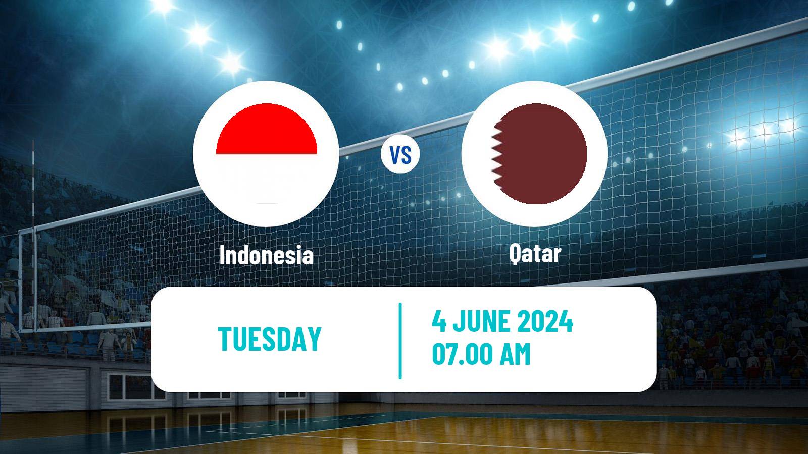 Volleyball AVC Challenge Cup Volleyball Indonesia - Qatar