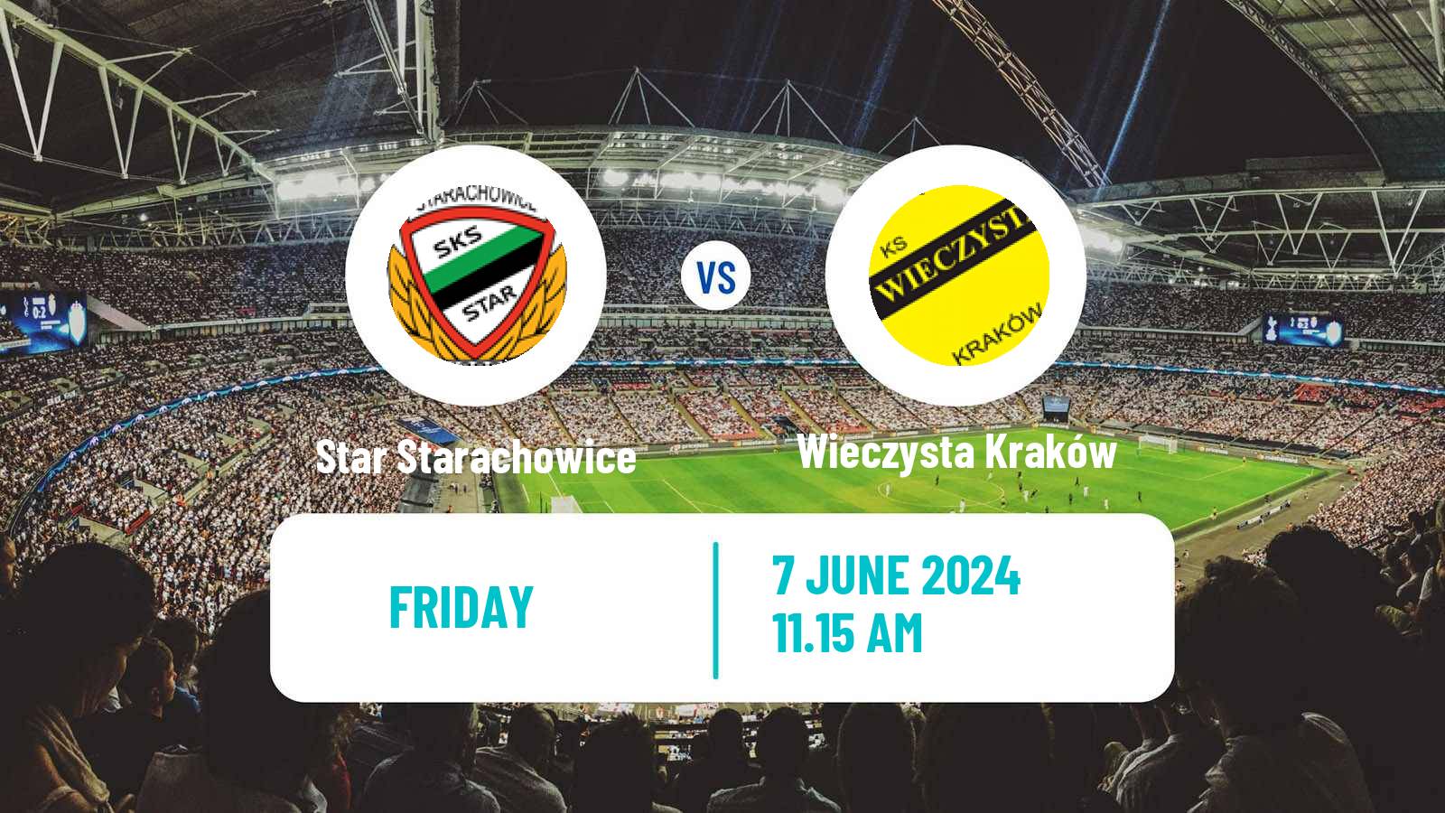 Soccer Polish Division 3 - Group IV Star Starachowice - Wieczysta Kraków