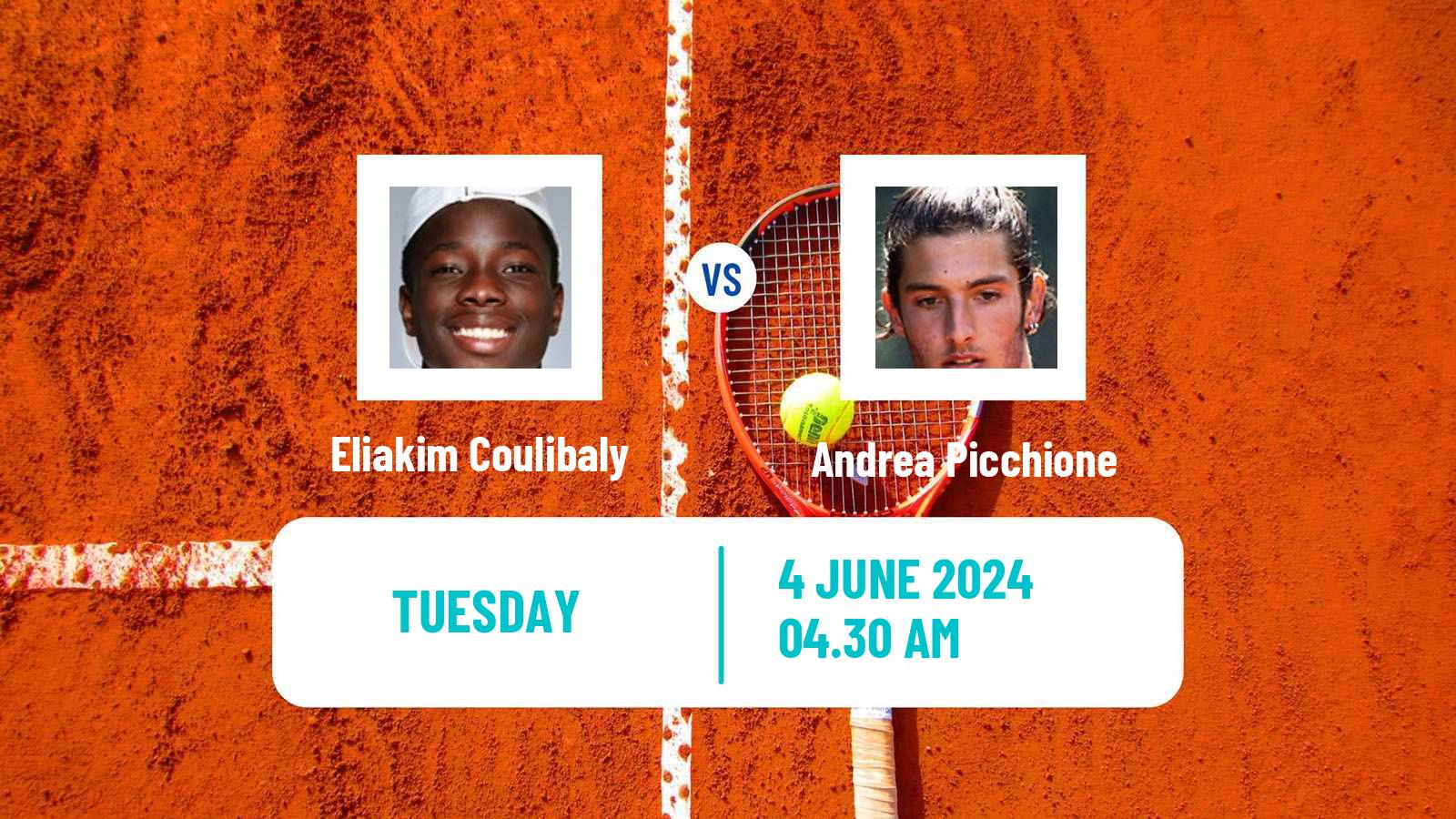 Tennis ITF M25 Grasse Men Eliakim Coulibaly - Andrea Picchione