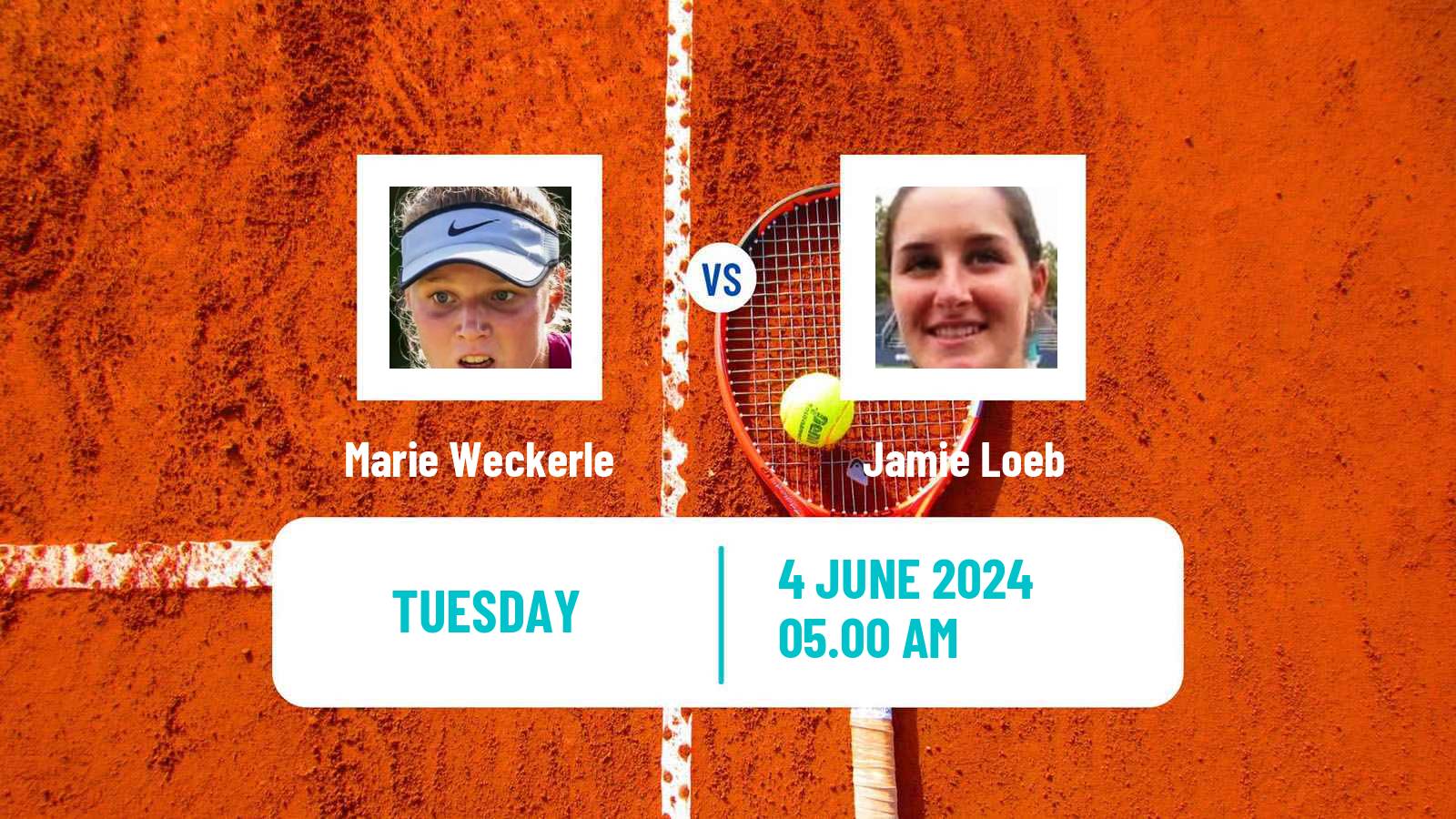 Tennis ITF W50 Montemor O Novo 2 Women Marie Weckerle - Jamie Loeb