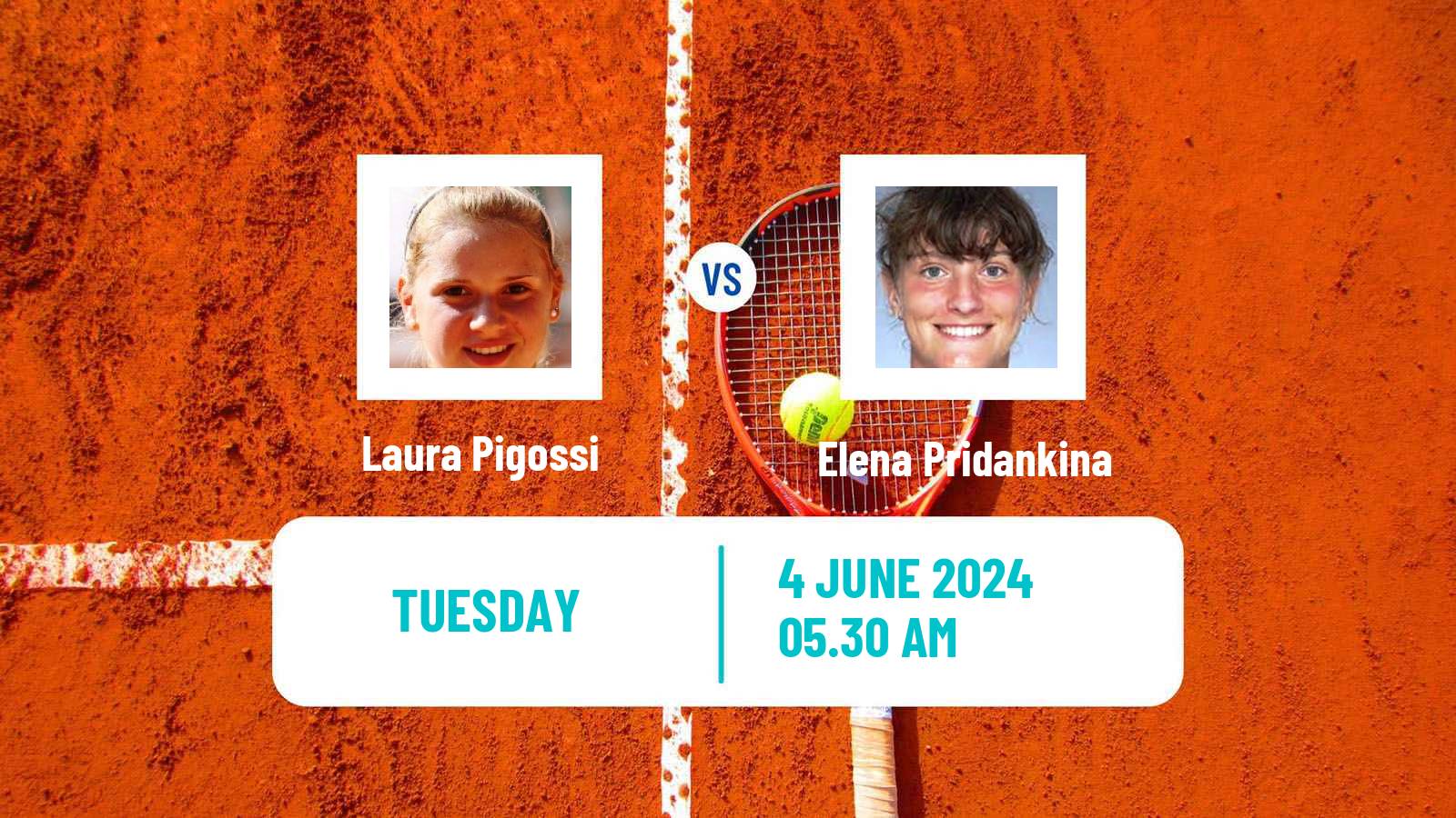 Tennis ITF W75 Caserta Women 2024 Laura Pigossi - Elena Pridankina