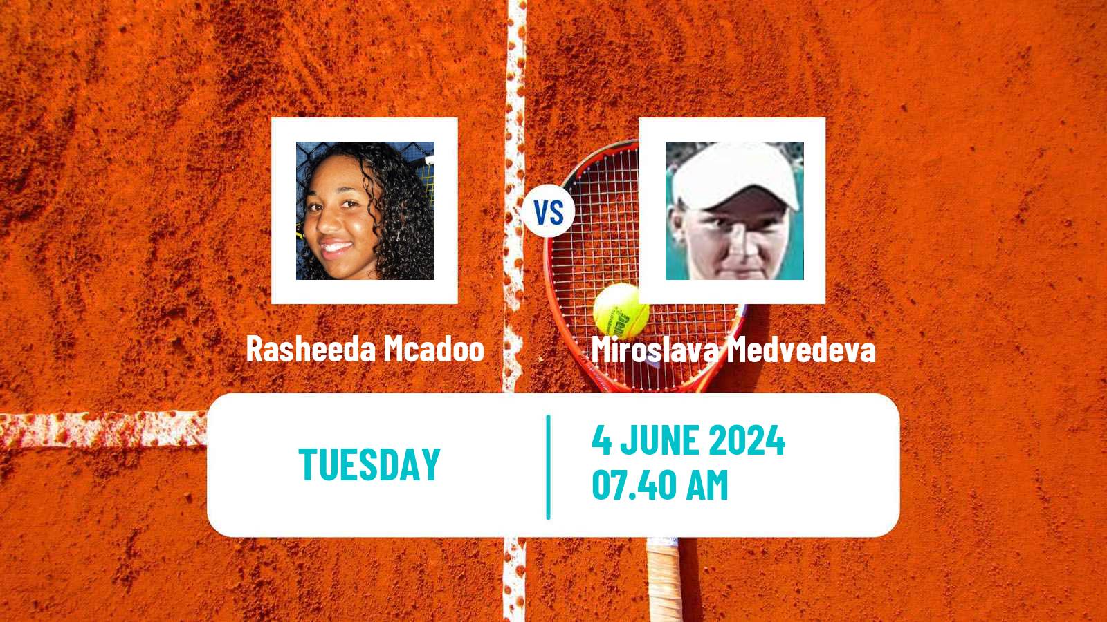 Tennis ITF W50 Montemor O Novo 2 Women Rasheeda Mcadoo - Miroslava Medvedeva