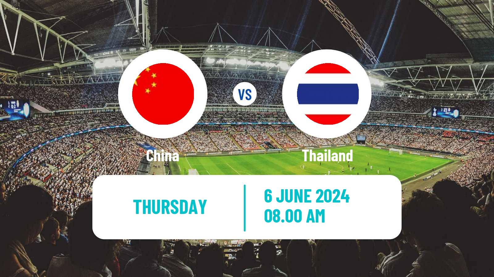 Soccer FIFA World Cup China - Thailand