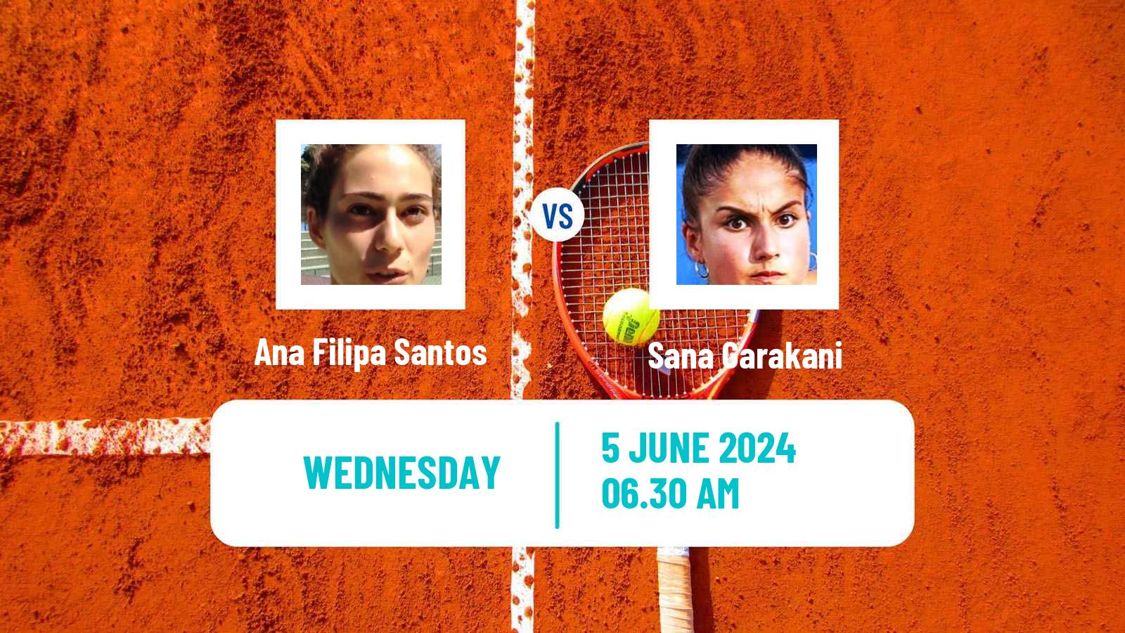 Tennis ITF W50 Montemor O Novo 2 Women Ana Filipa Santos - Sana Garakani