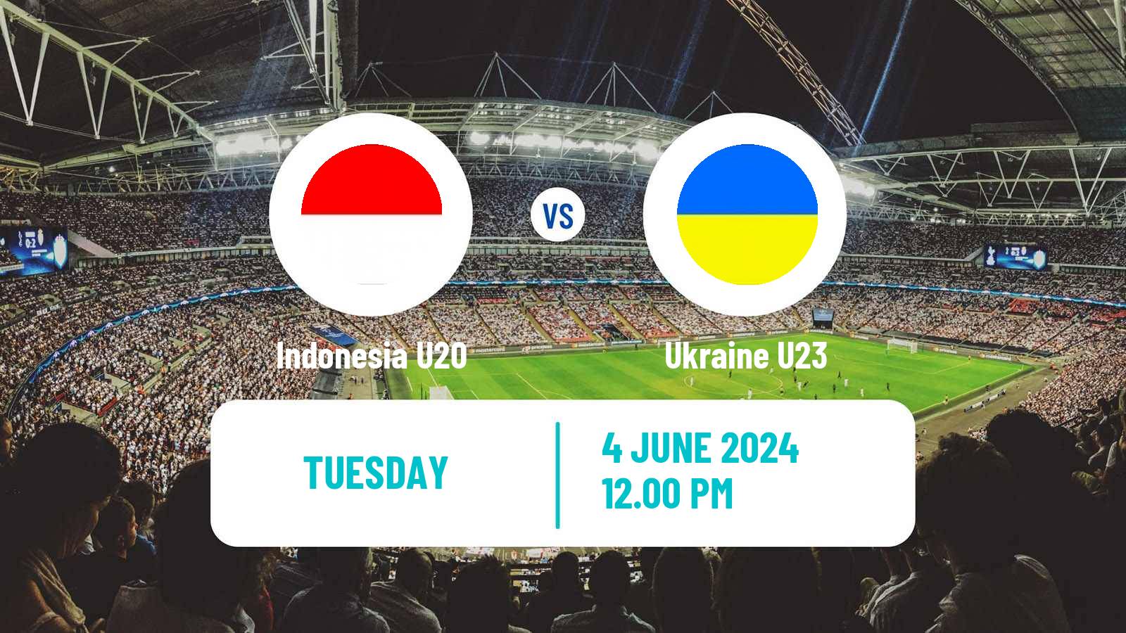 Soccer Maurice Revello Tournament Indonesia U20 - Ukraine U23