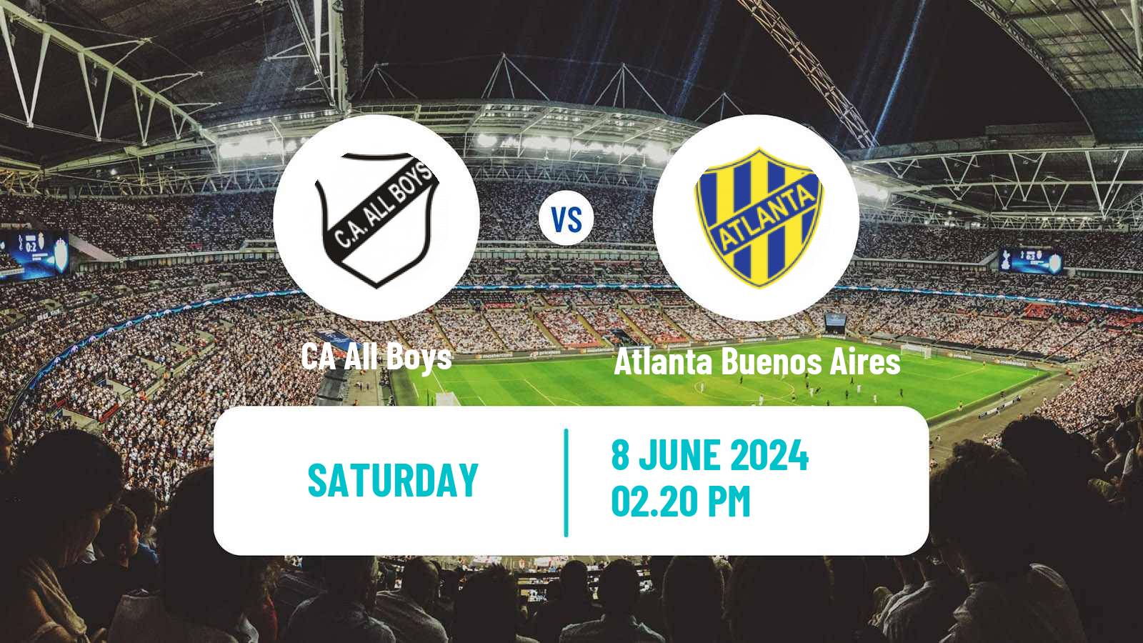 Soccer Argentinian Primera Nacional All Boys - Atlanta Buenos Aires