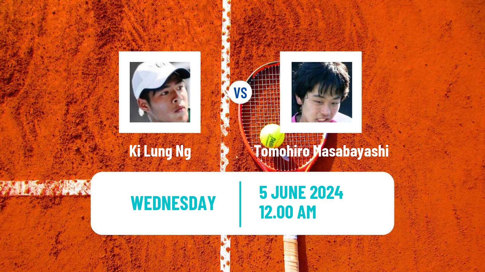 Tennis ITF M15 Harmon Men Ki Lung Ng - Tomohiro Masabayashi