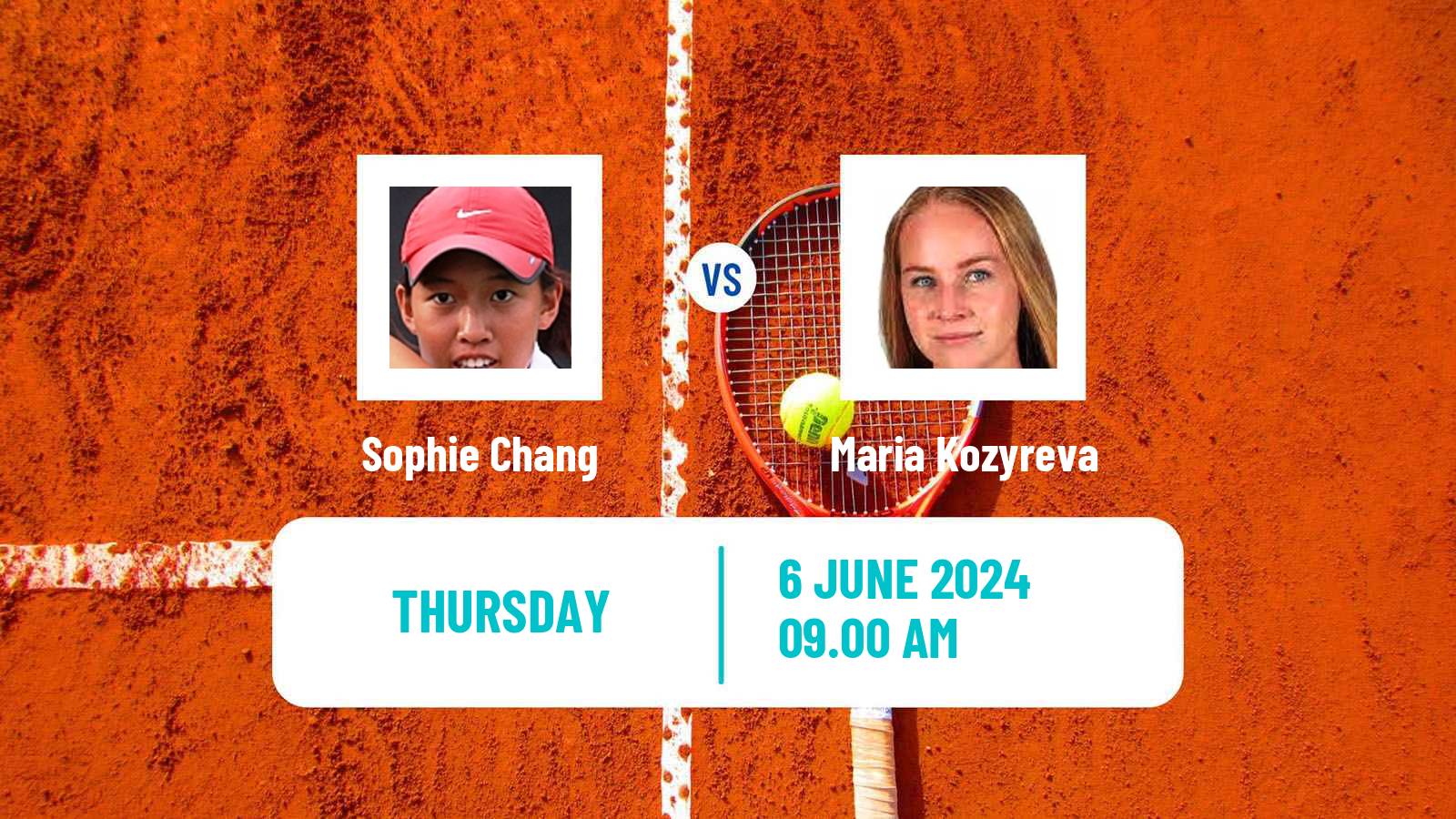 Tennis ITF W75 Sumter Sc Women Sophie Chang - Maria Kozyreva