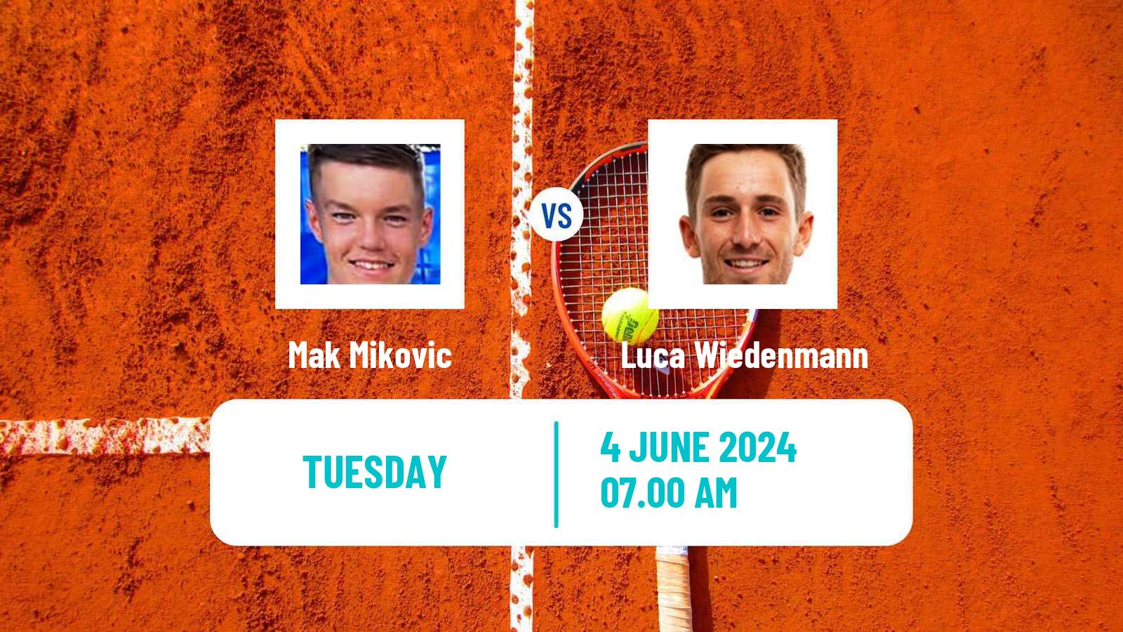 Tennis ITF M15 Hrastnik Men Mak Mikovic - Luca Wiedenmann