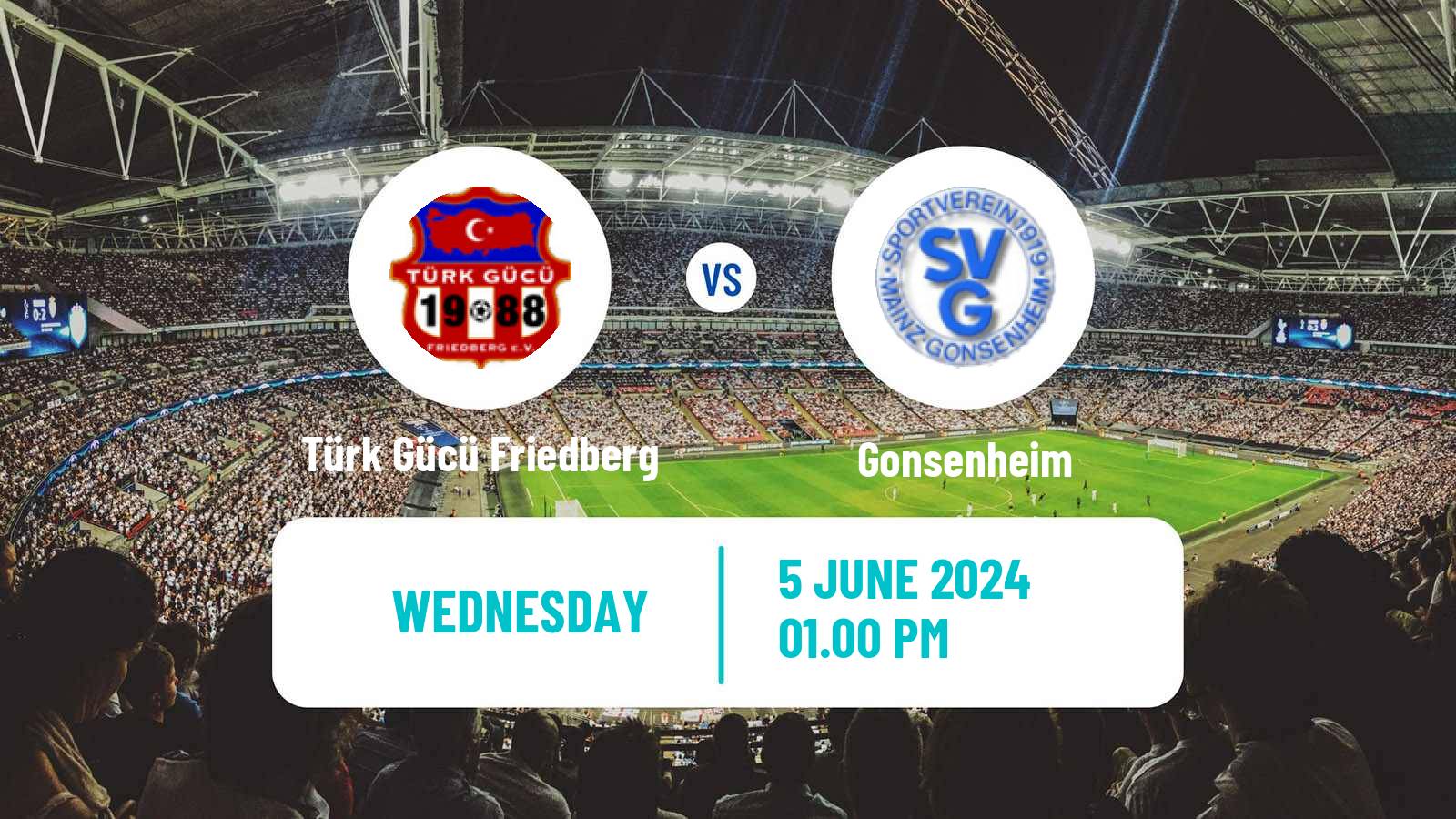 Soccer German Oberliga Bremen Türk Gücü Friedberg - Gonsenheim