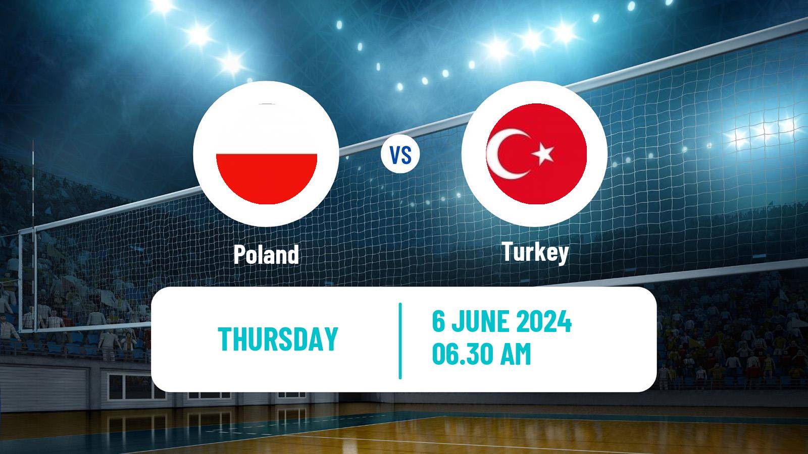 Volleyball Nations League Volleyball Poland - Turkey