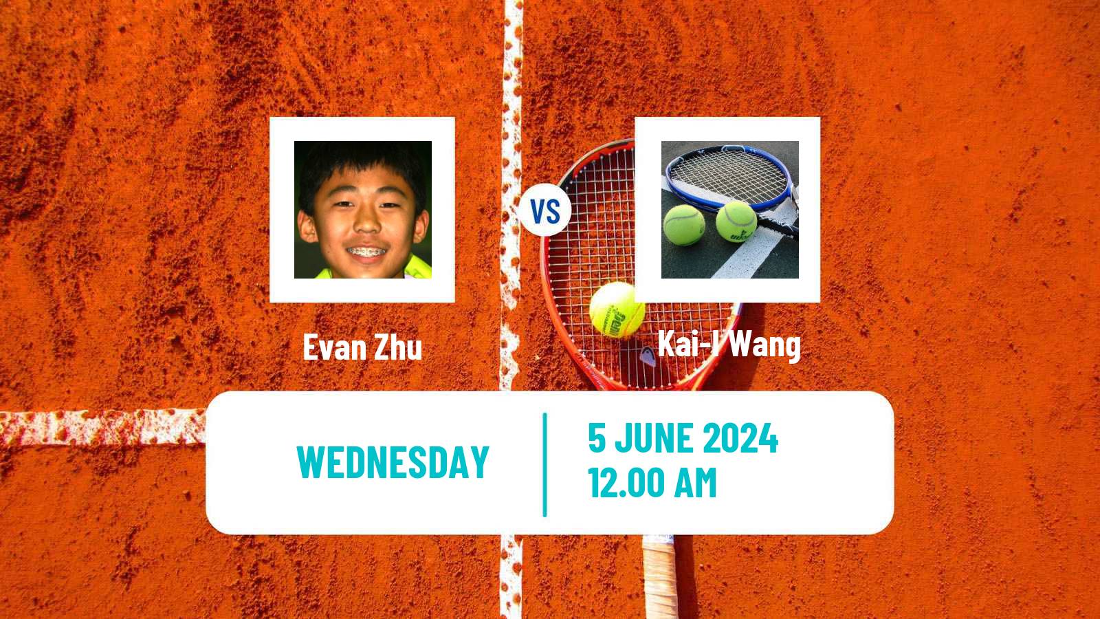 Tennis ITF M15 Daegu Men Evan Zhu - Kai-I Wang