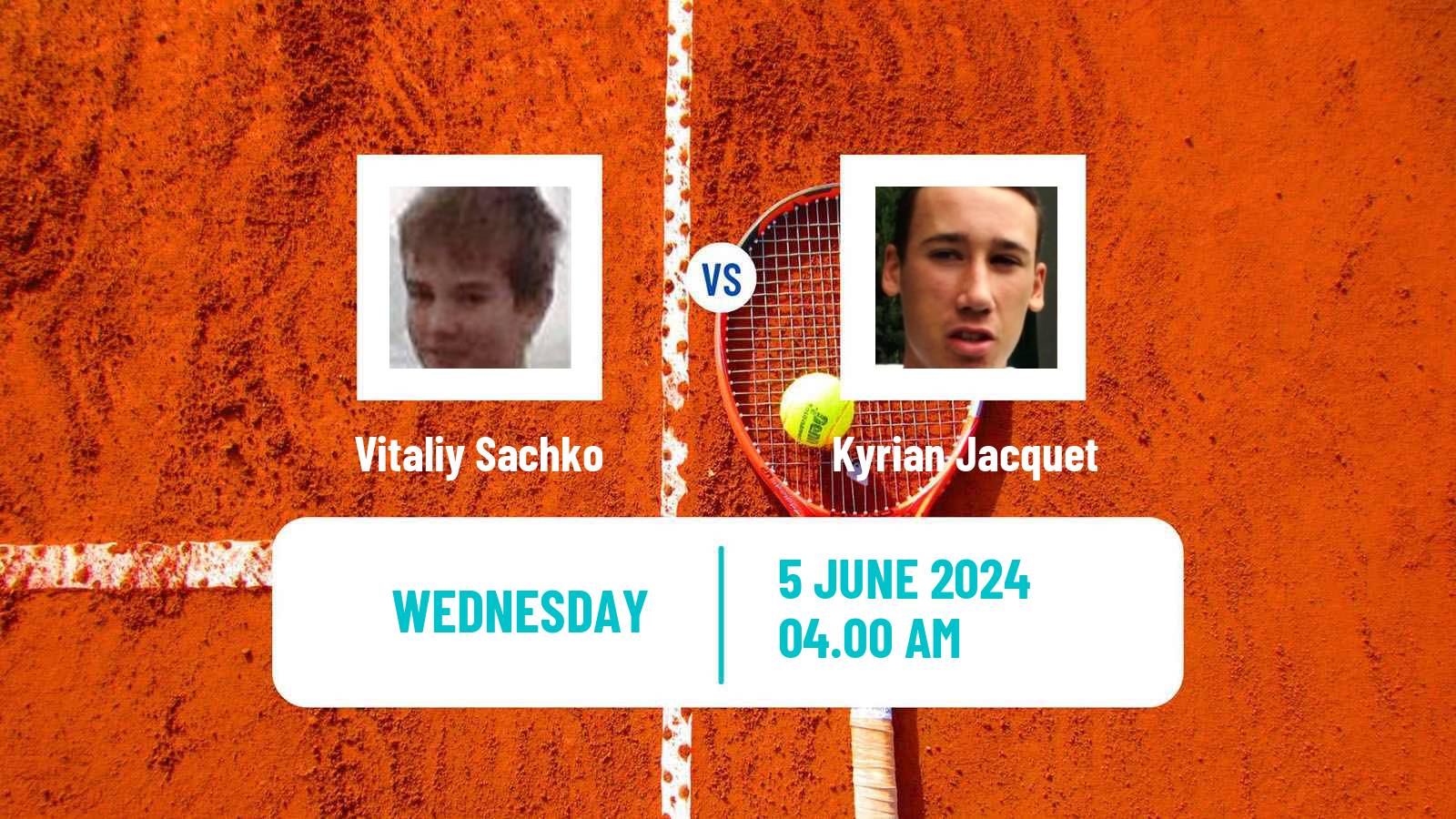 Tennis Prostejov Challenger Men Vitaliy Sachko - Kyrian Jacquet