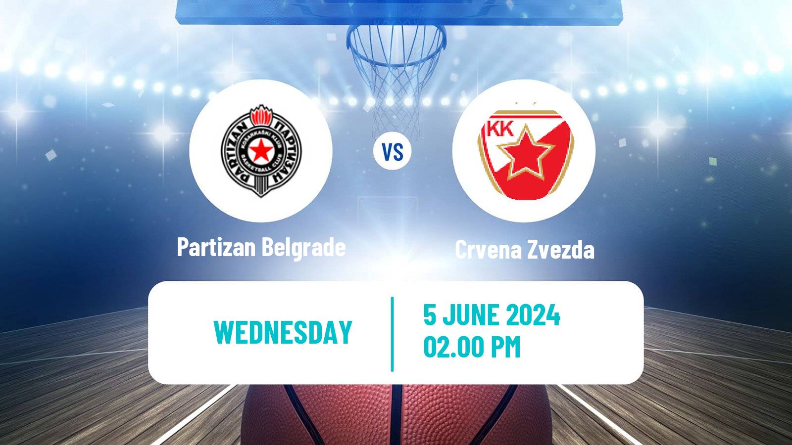 Basketball Serbian Superleague Basketball Partizan Belgrade - Crvena Zvezda
