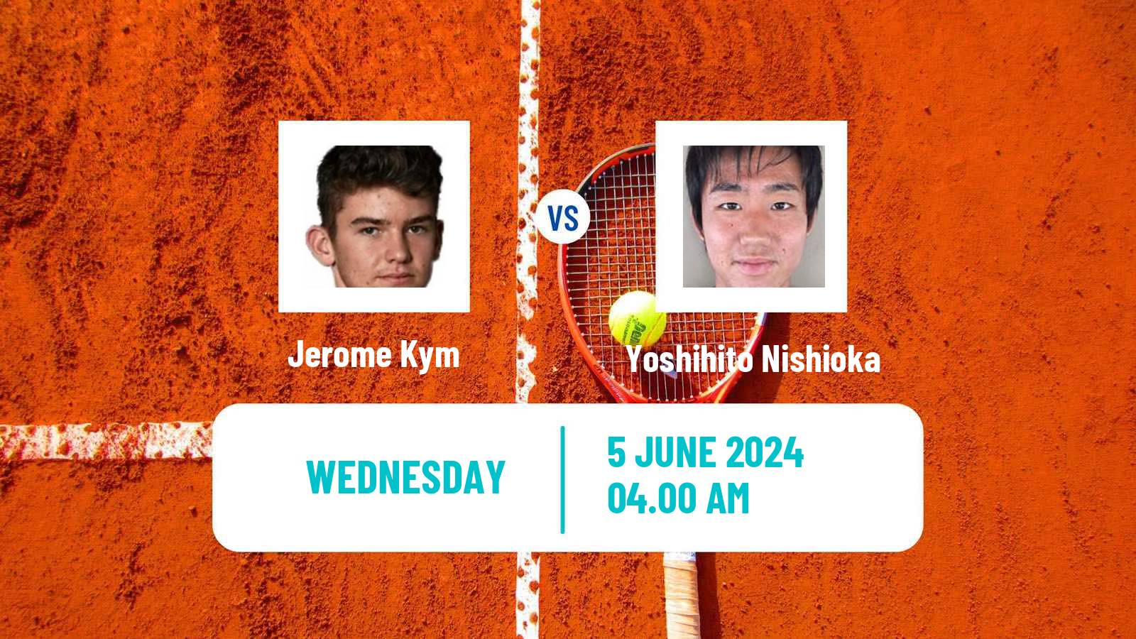 Tennis Prostejov Challenger Men Jerome Kym - Yoshihito Nishioka