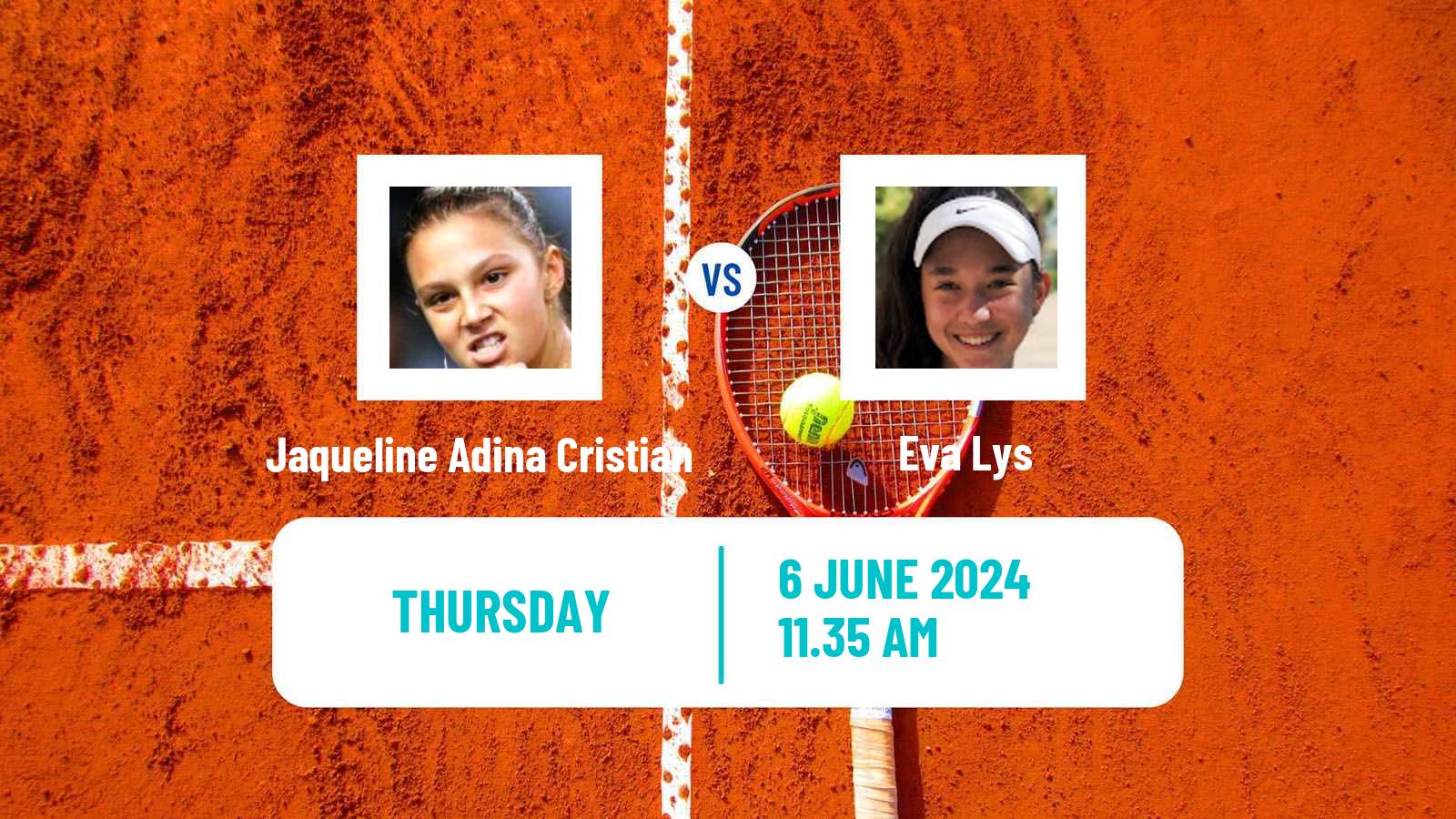 Tennis Bari Challenger Women Jaqueline Adina Cristian - Eva Lys