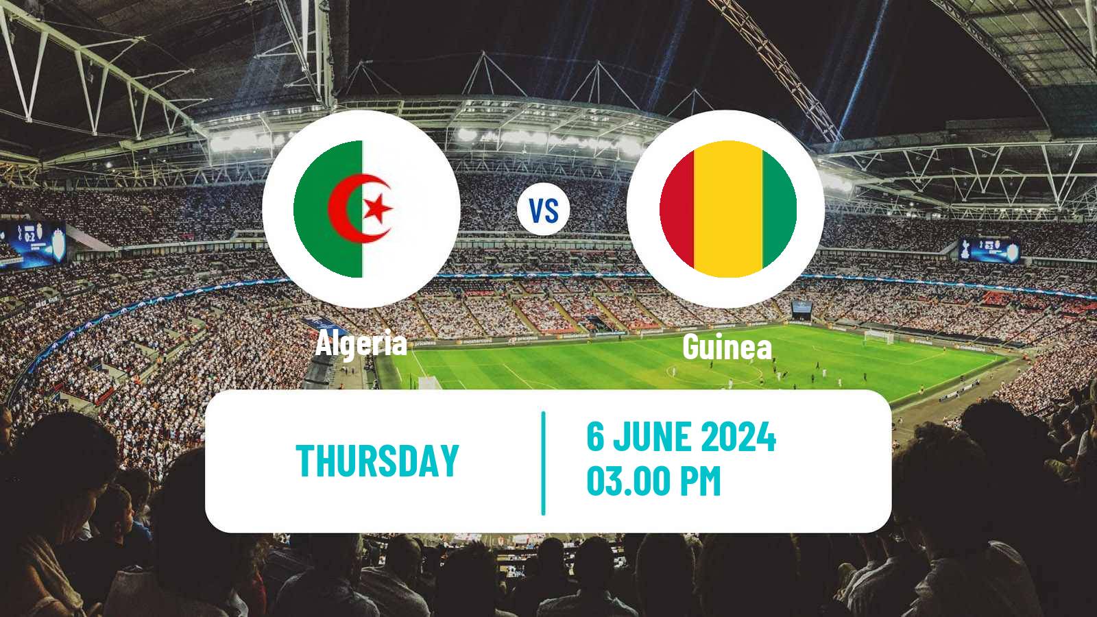 Soccer FIFA World Cup Algeria - Guinea