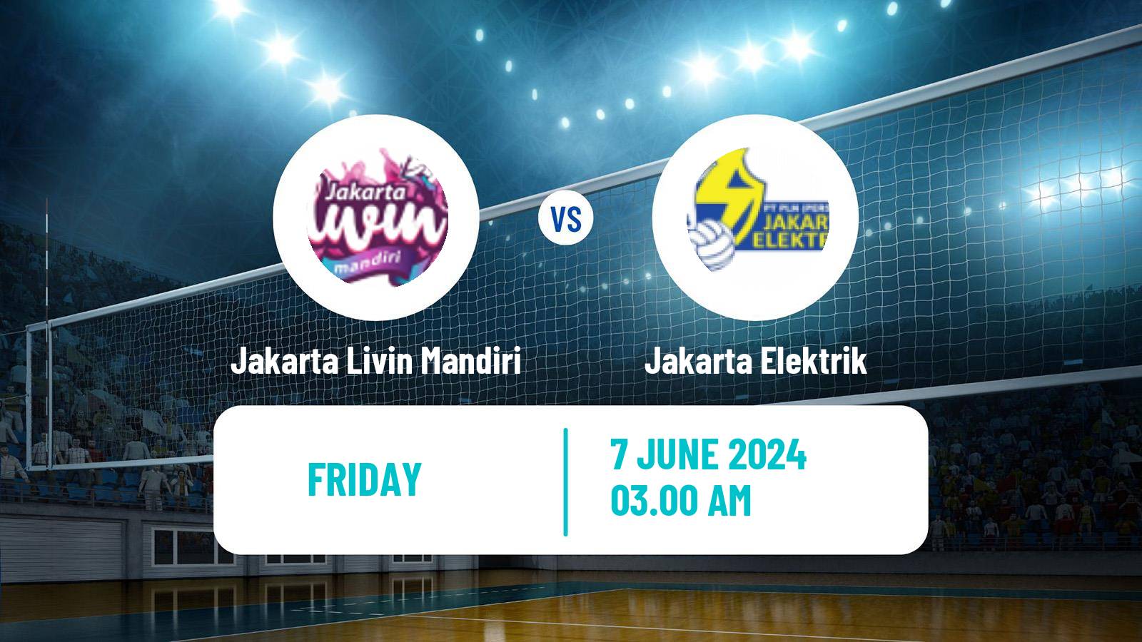 Volleyball Indonesian Proliga Volleyball Women Jakarta Livin Mandiri - Jakarta Elektrik