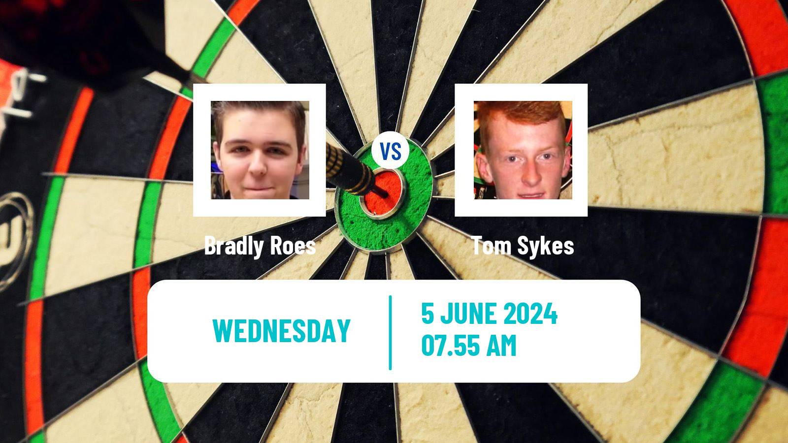 Darts Modus Super Series Bradly Roes - Tom Sykes